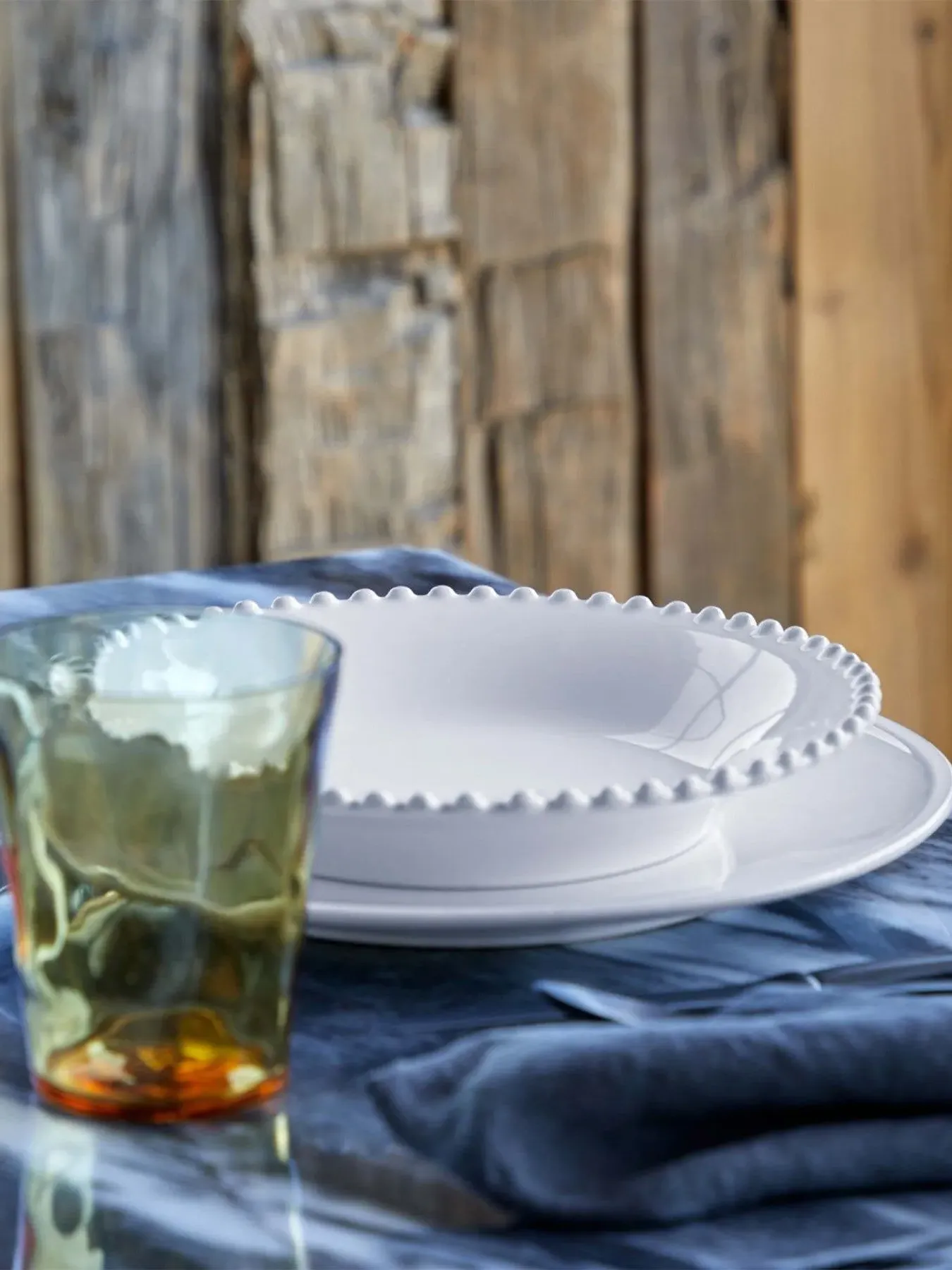 24cm Soup Pasta Plate - White, Stoneware