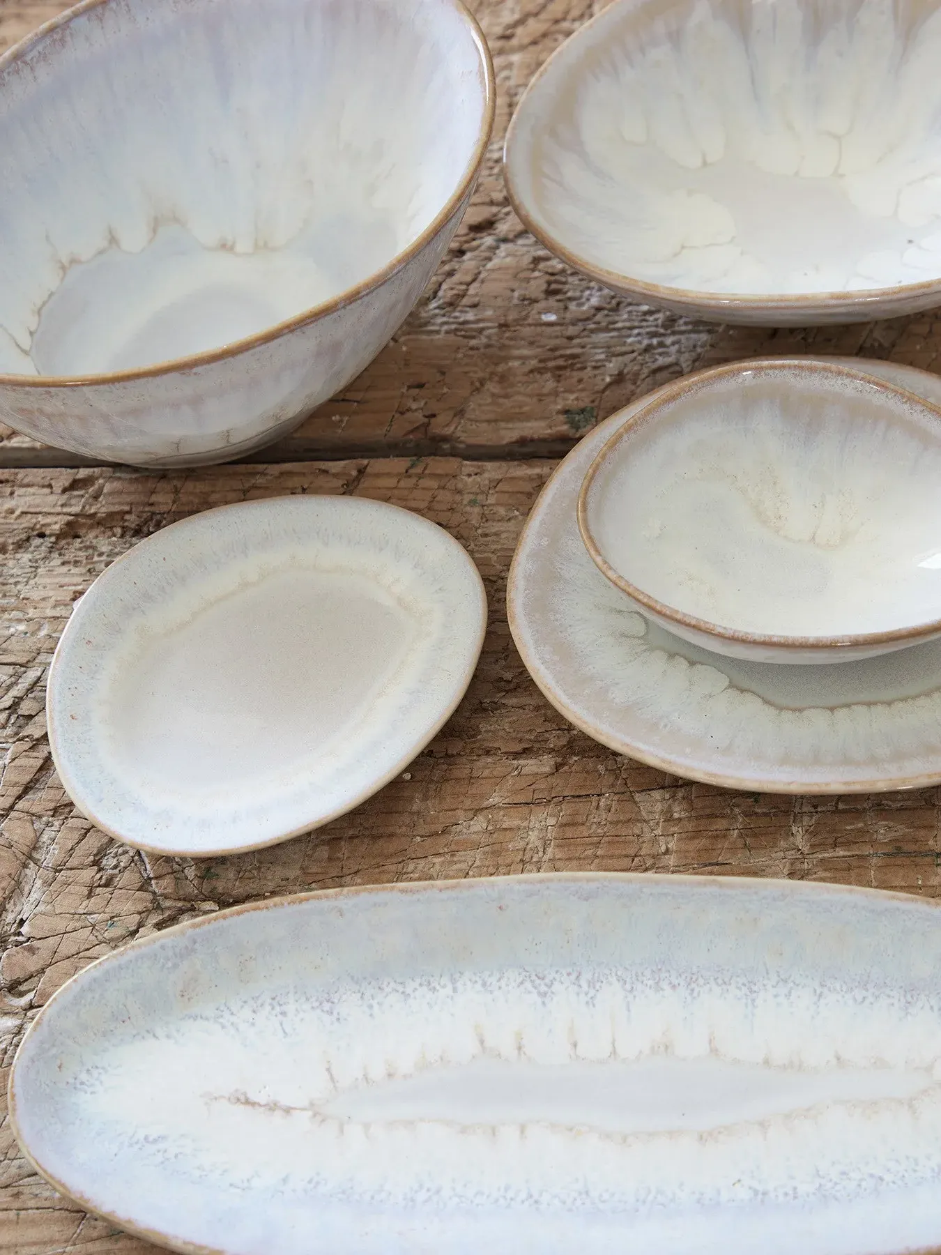Oval Pasta Bowl - Blue, Ceramic