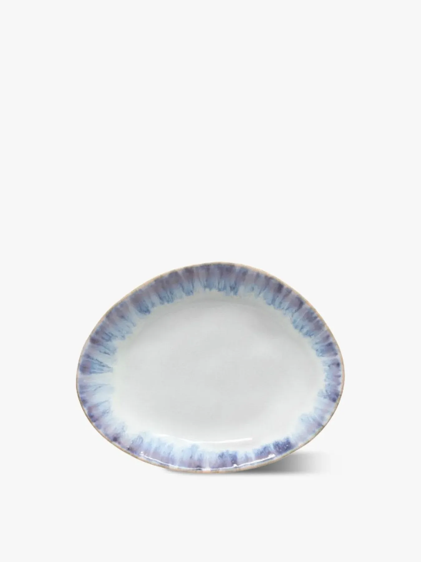 Oval Plate - Blue, Ceramic image