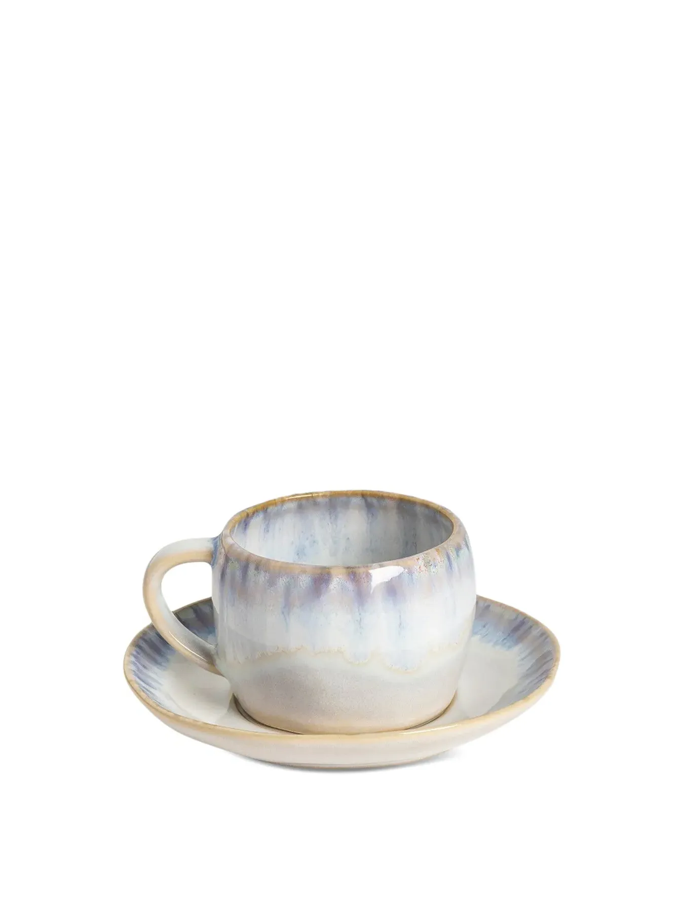 Tea Cup and Saucer Set - Blue, Ceramic image