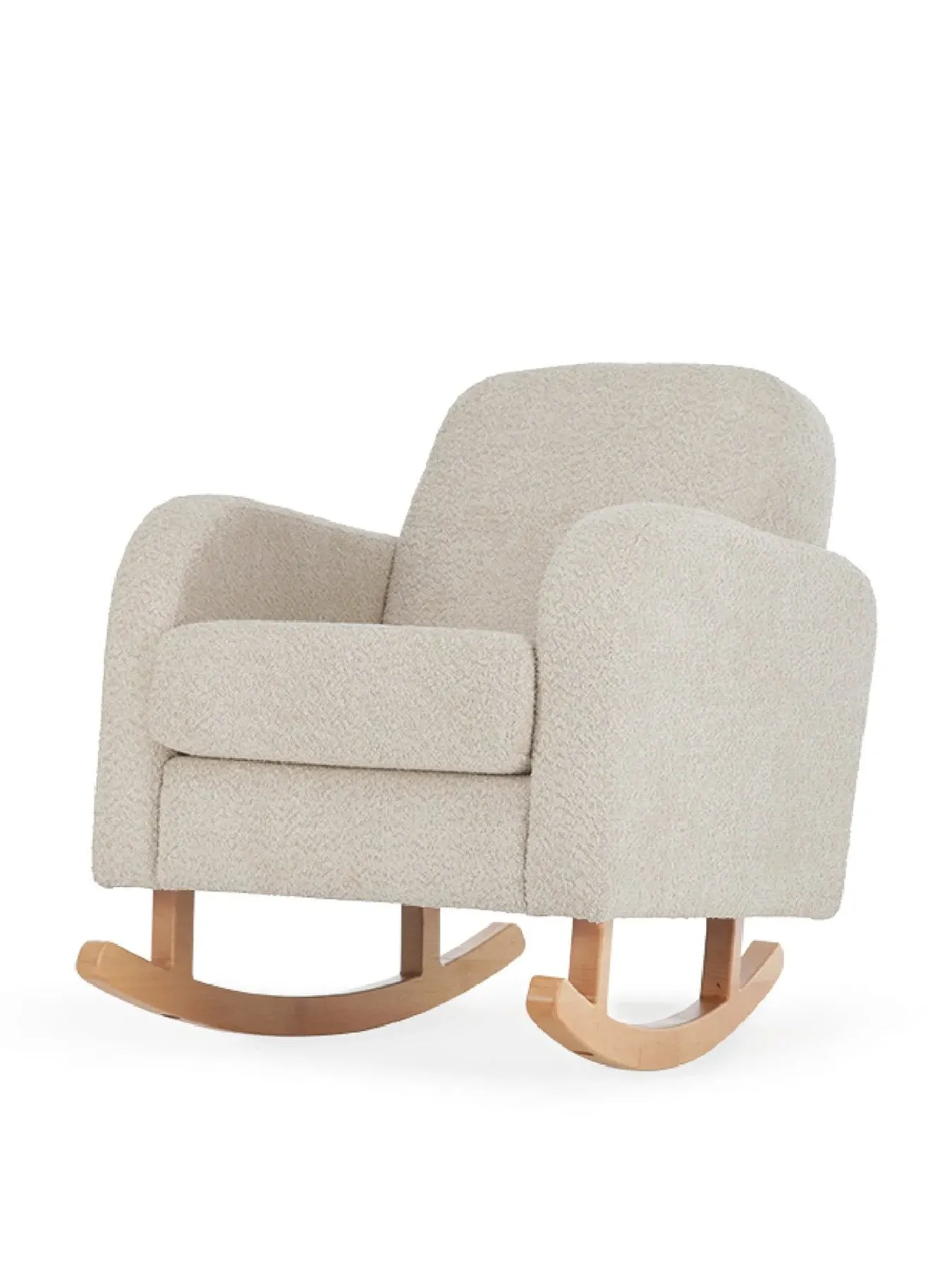 Rocking Nursing Chair - Mushroom, Boucle