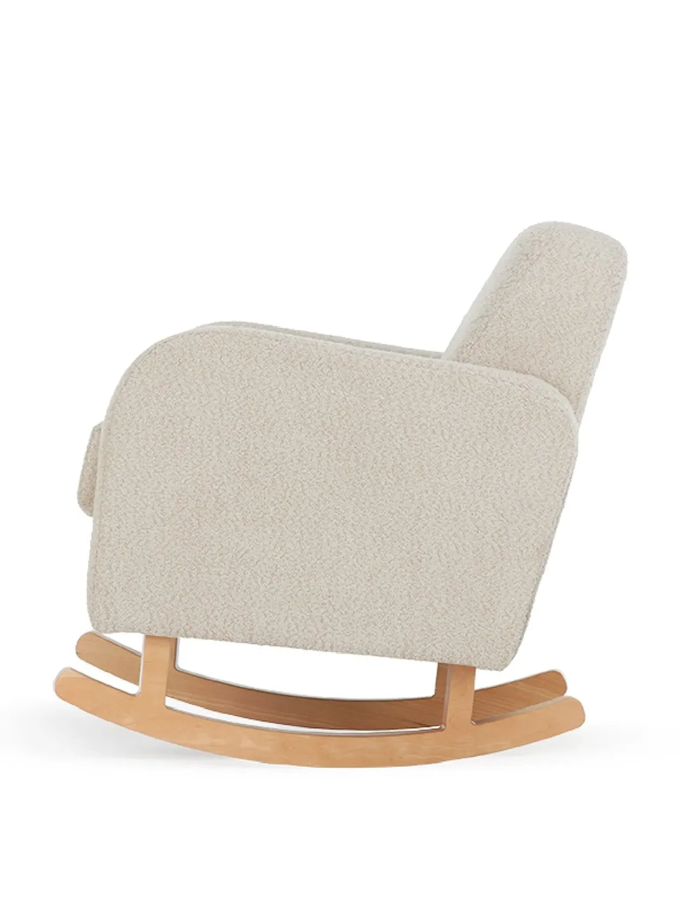 Rocking Nursing Chair - Mushroom, Boucle