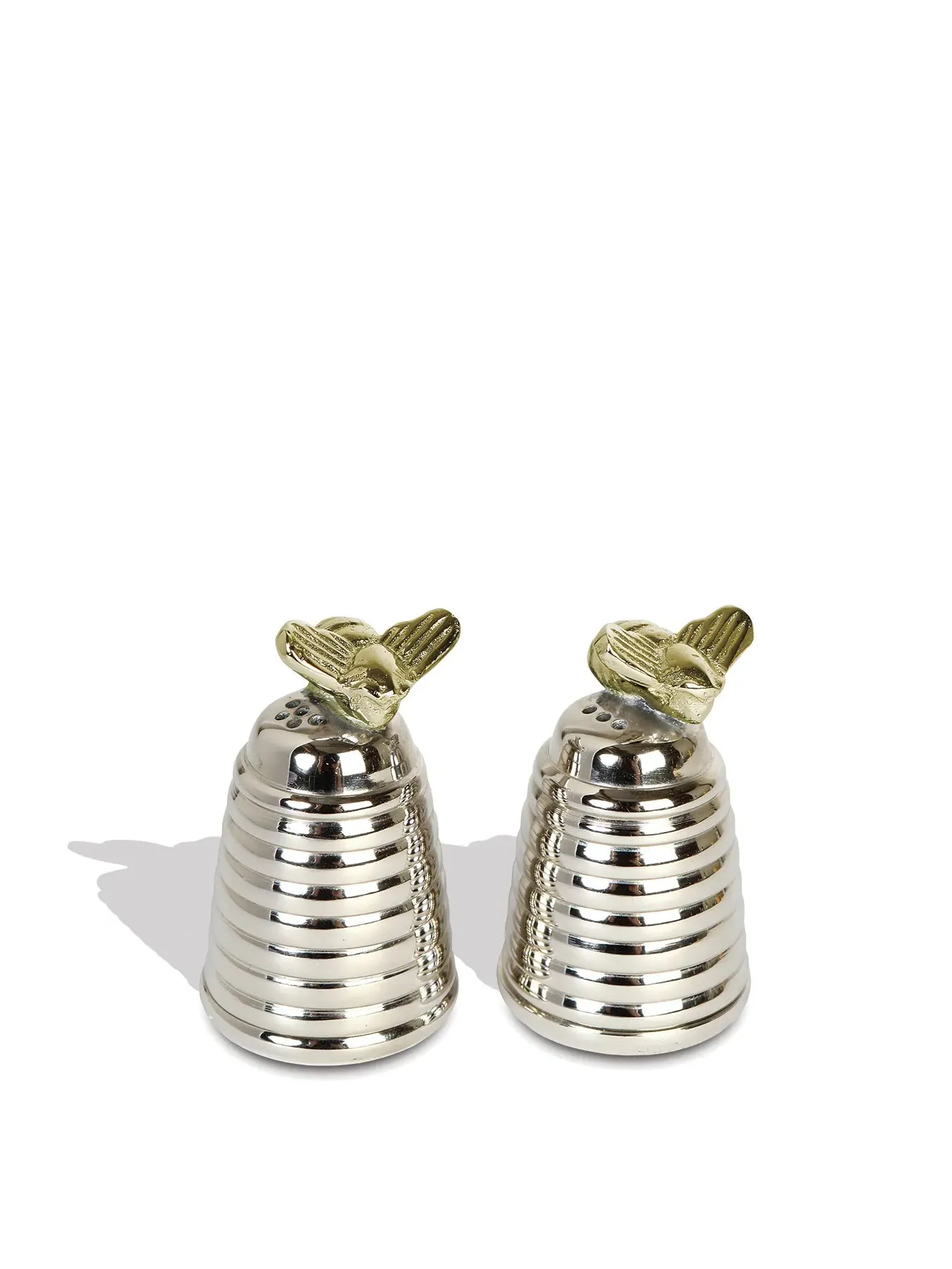 Bee & Hive Cruet Set - Silver Plated image