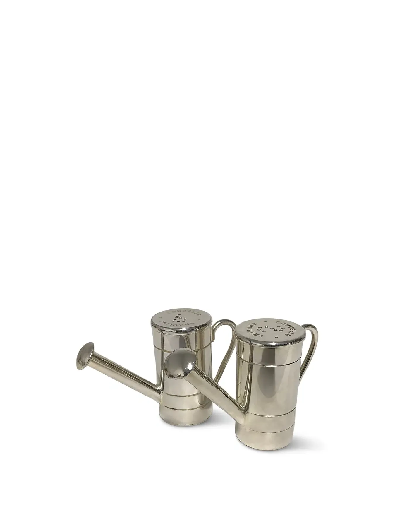 Watering Can Salt & Pepper Set - Silver Plated image