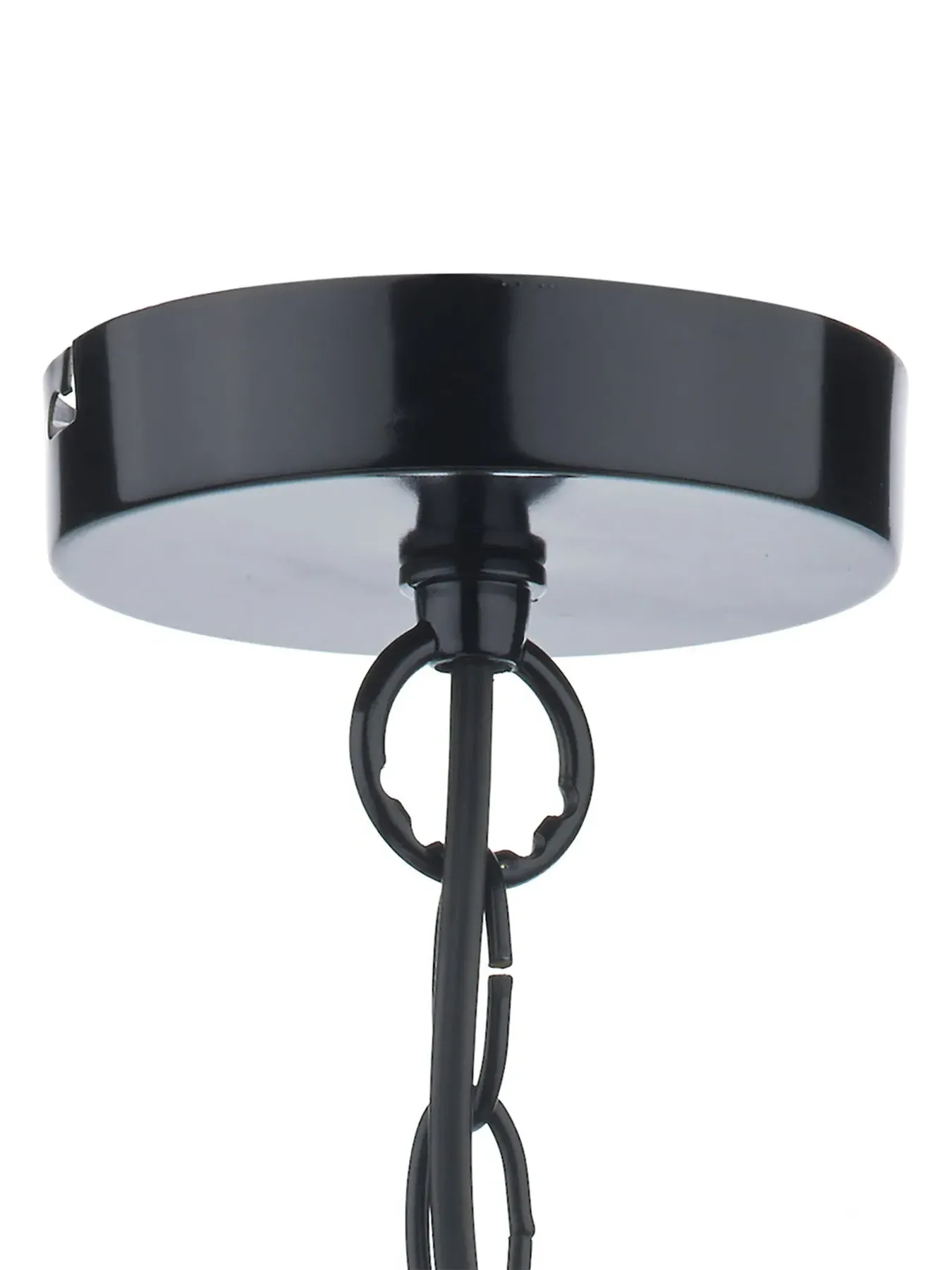 1 Light Pendant Light with Cage - Antique Chrome