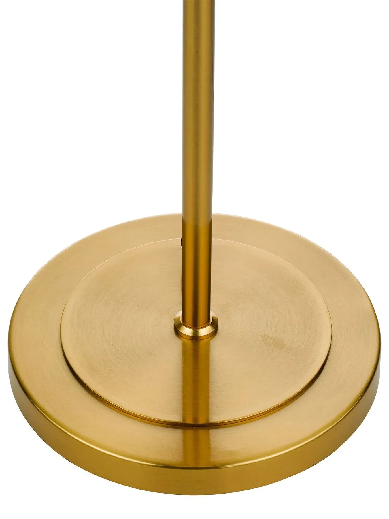 2 Light Table Lamp with Globes - Brass, Solid