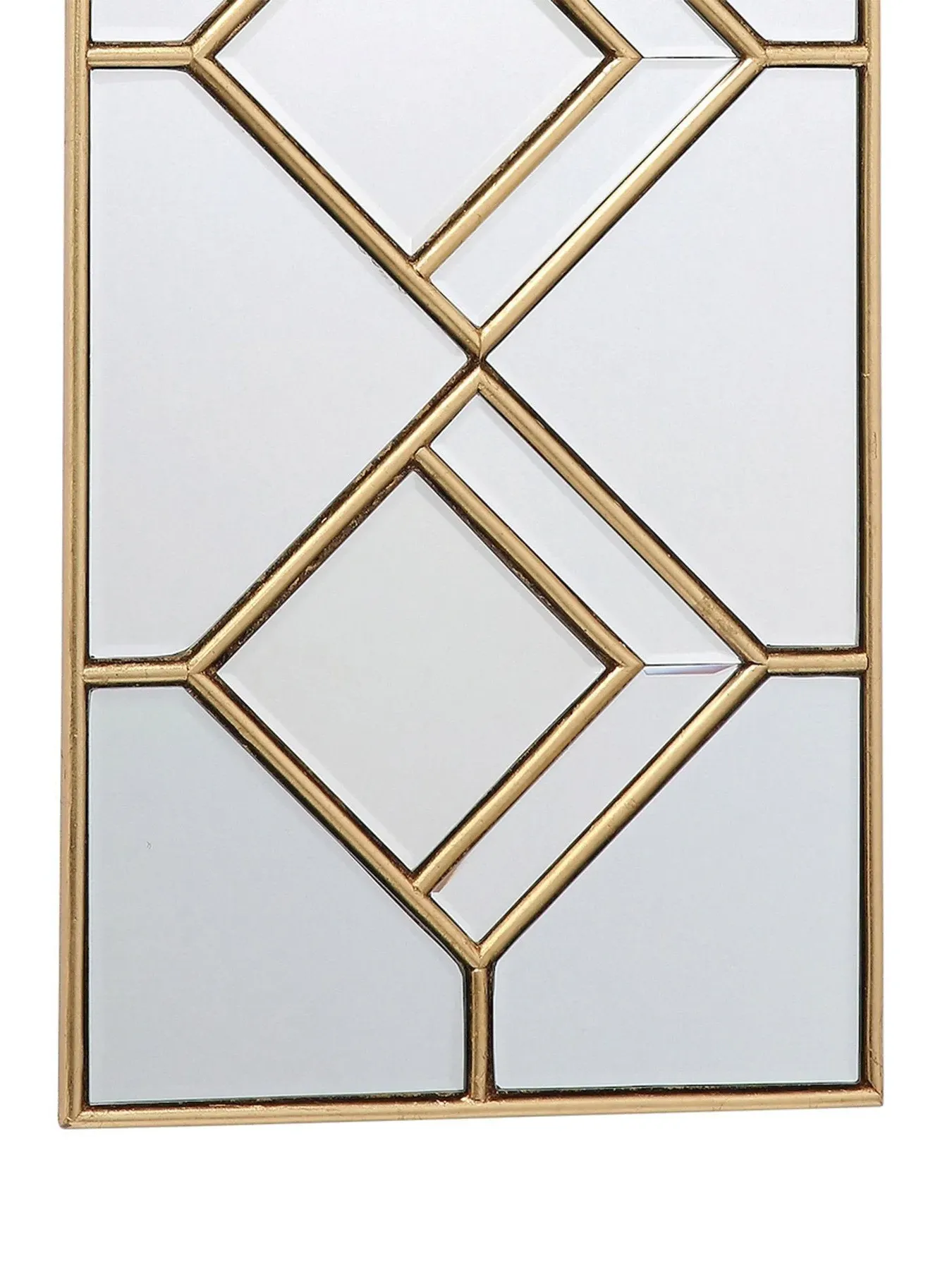Rectangle Decorative Mirror - Gold Leaf