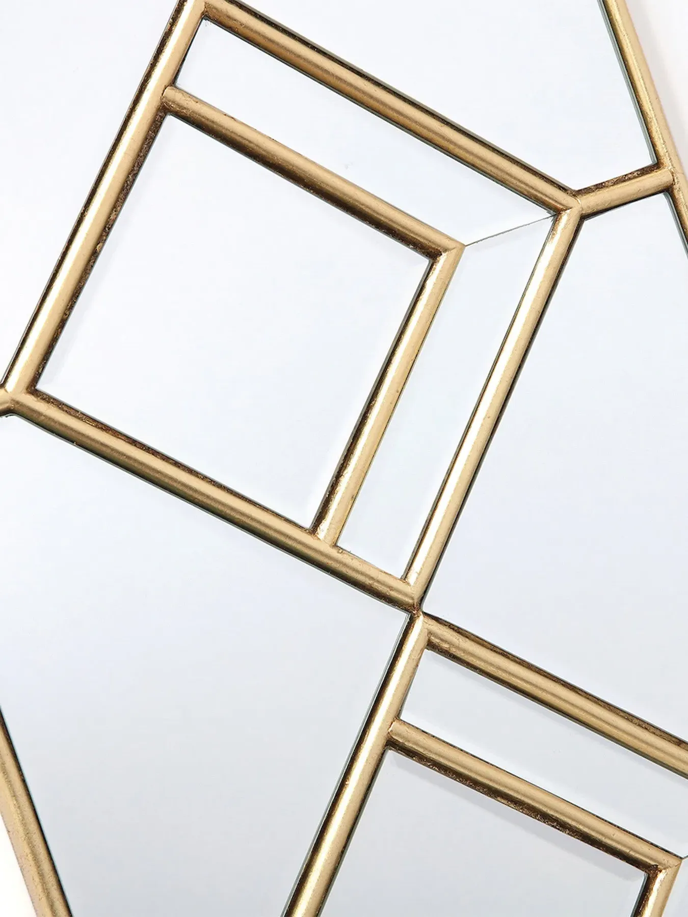Rectangle Decorative Mirror - Gold Leaf