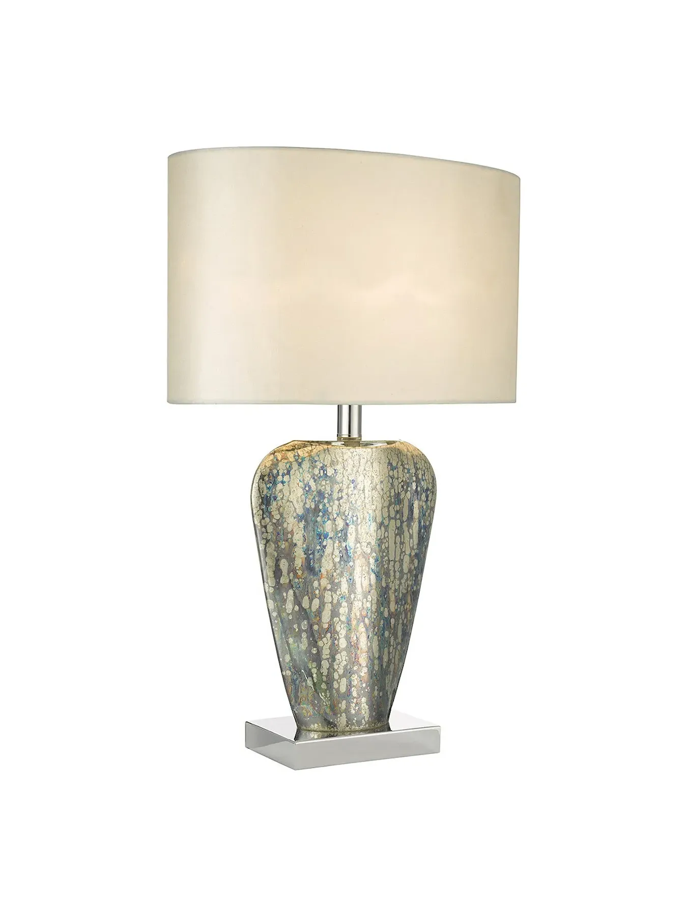 Table Lamp with Shade - Gold, Mercury Glass