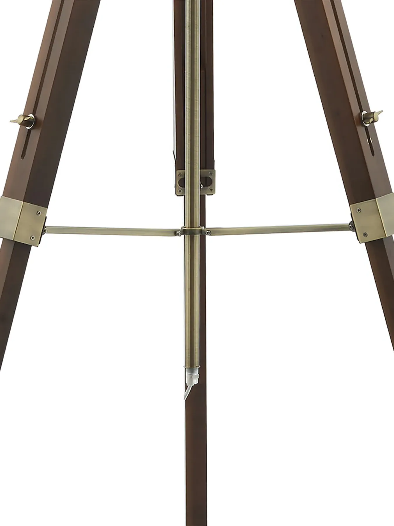 Tripod Floor Lamp Base - Dark Wood