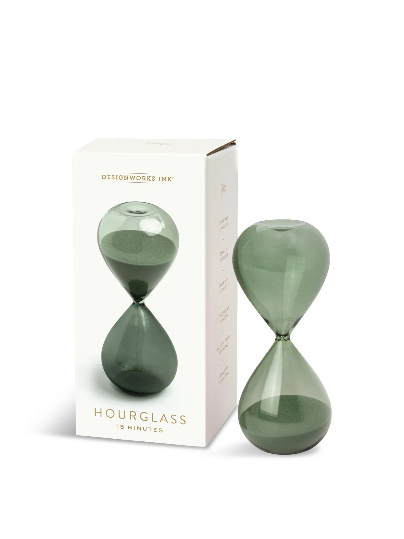 15-Minute Hourglass Timer - Evergreen image
