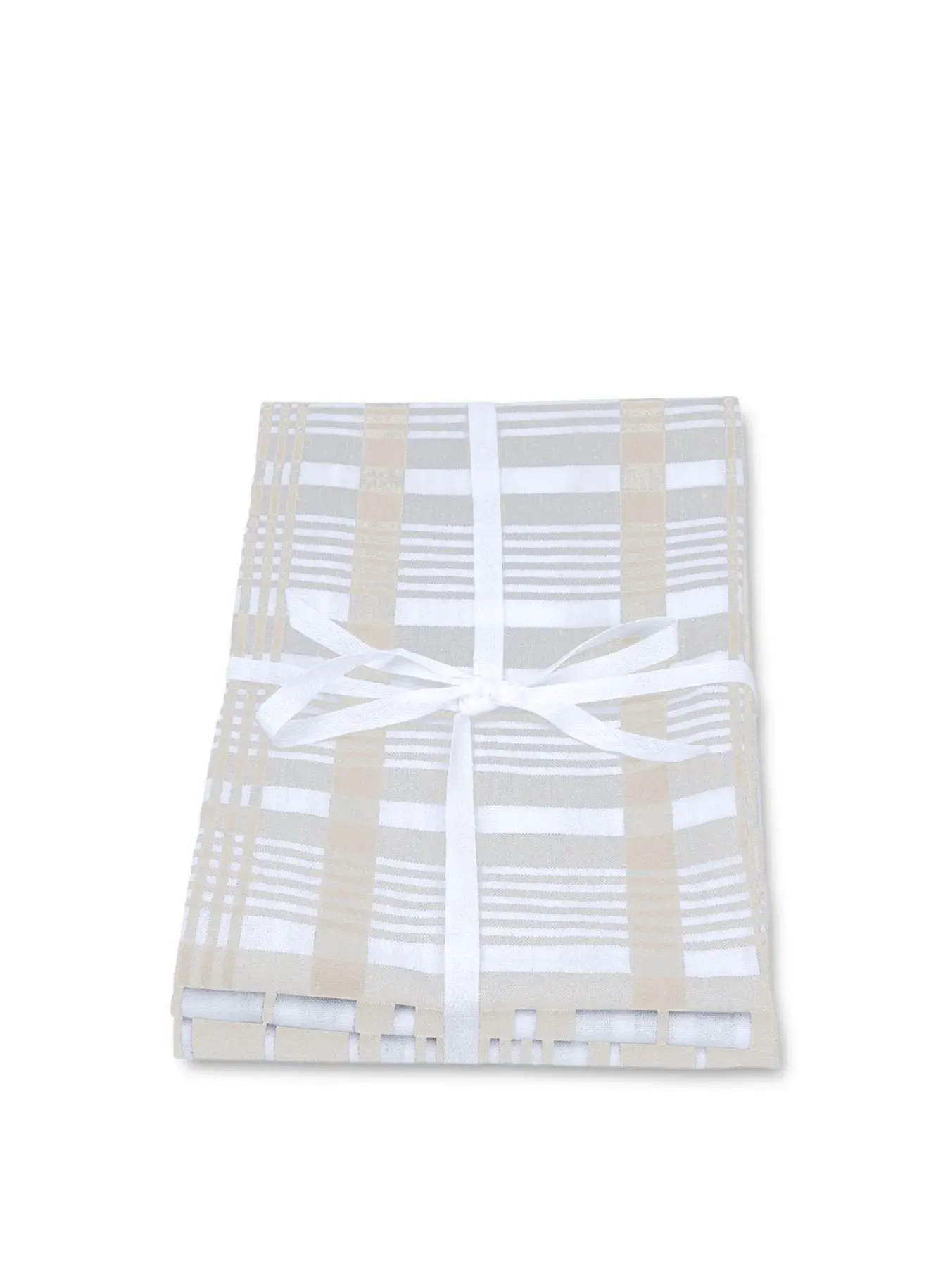 3-Pack Extra Large Tea Towels - Stone, Cotton image