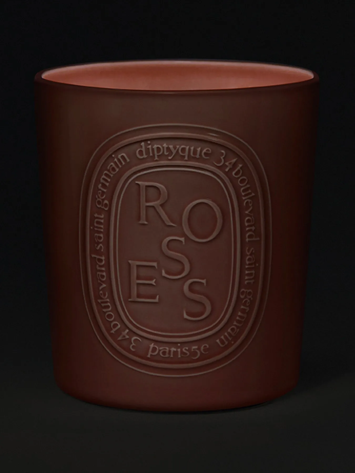 1500g Roses Candle - Terracotta, Porcelain