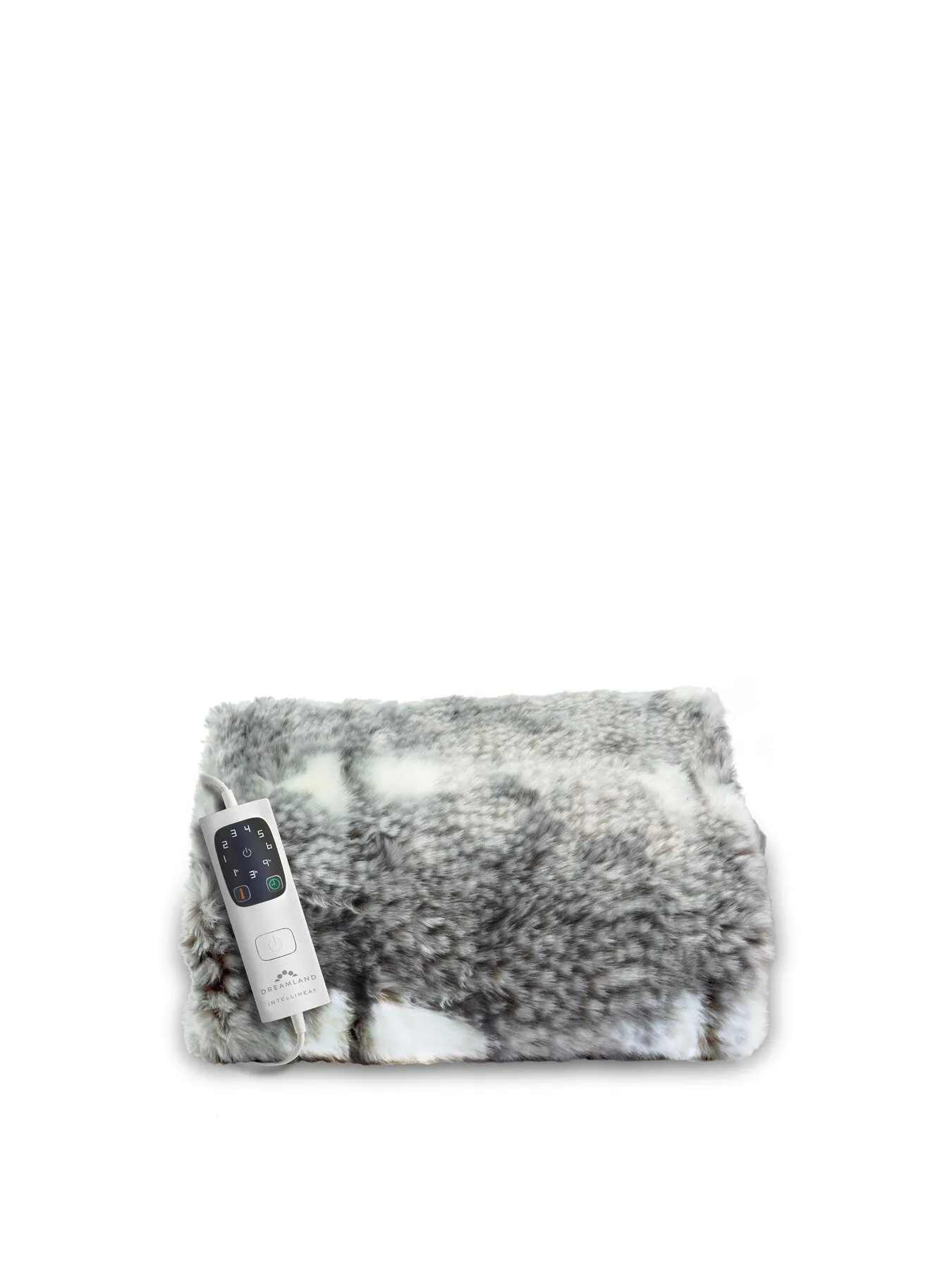 Heated Throw Blanket - Fallow Deer, Faux Fur