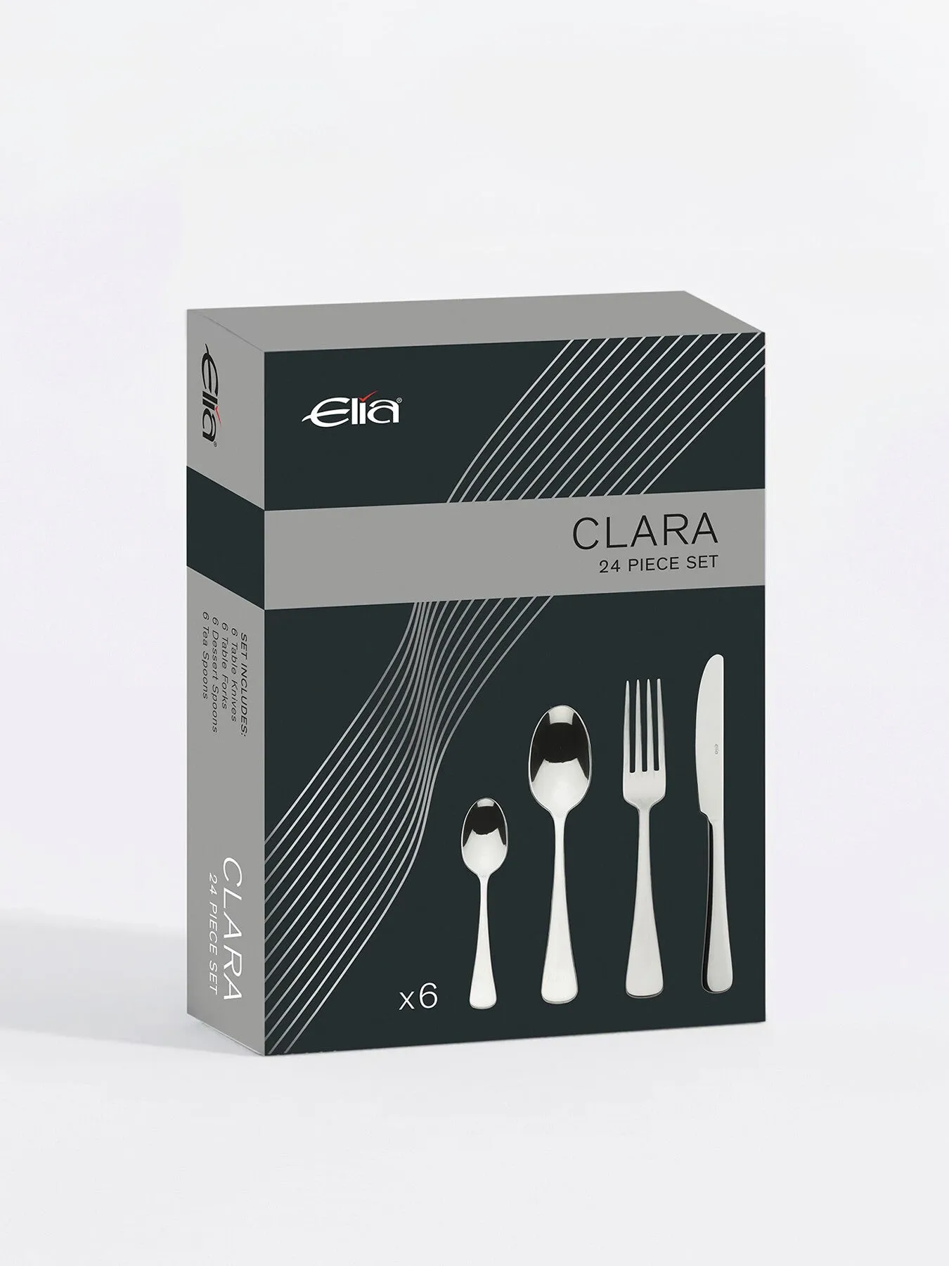 24-Piece Cutlery Set - Stainless Steel