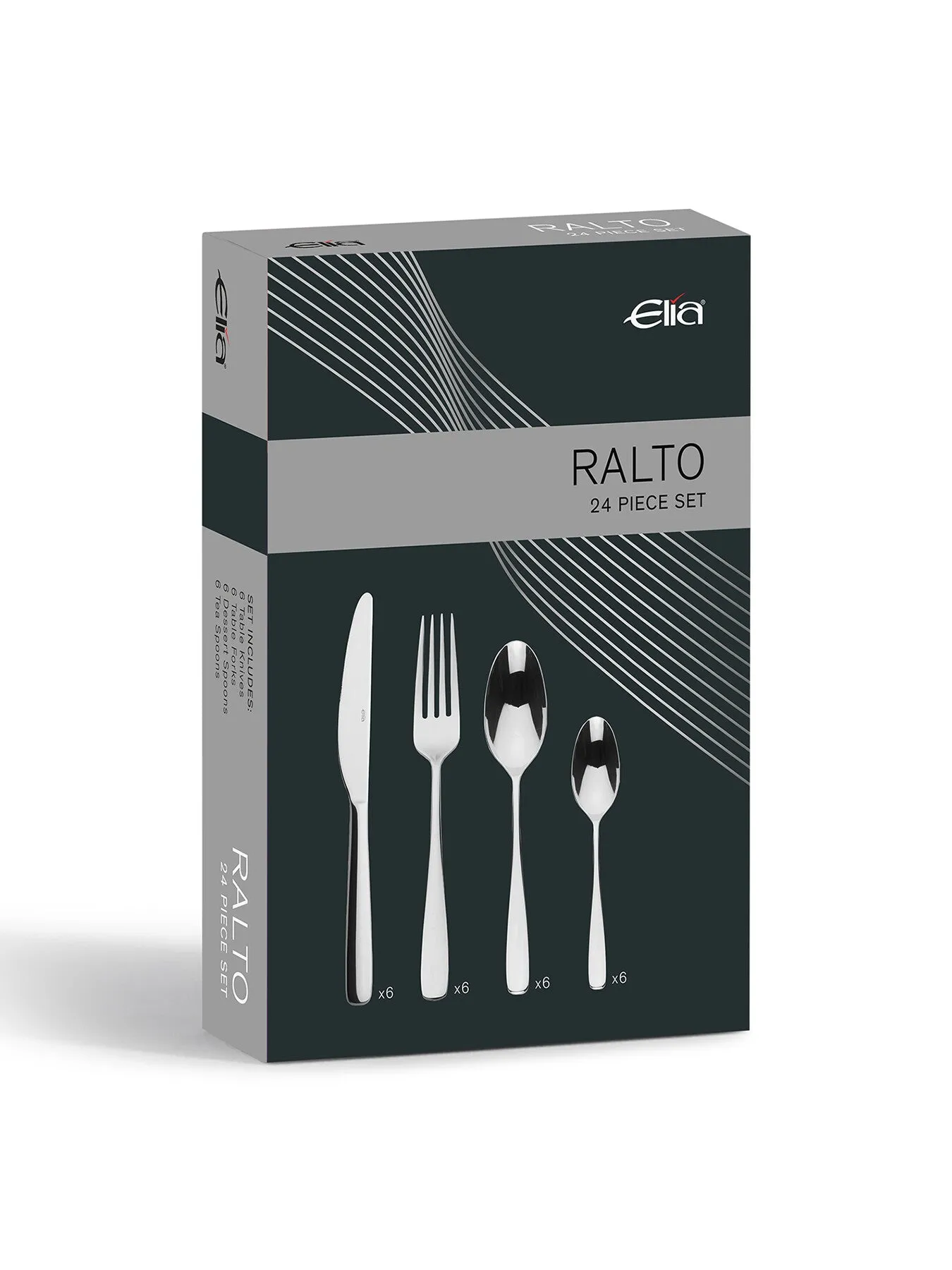 24-Piece Cutlery Set - Stainless Steel