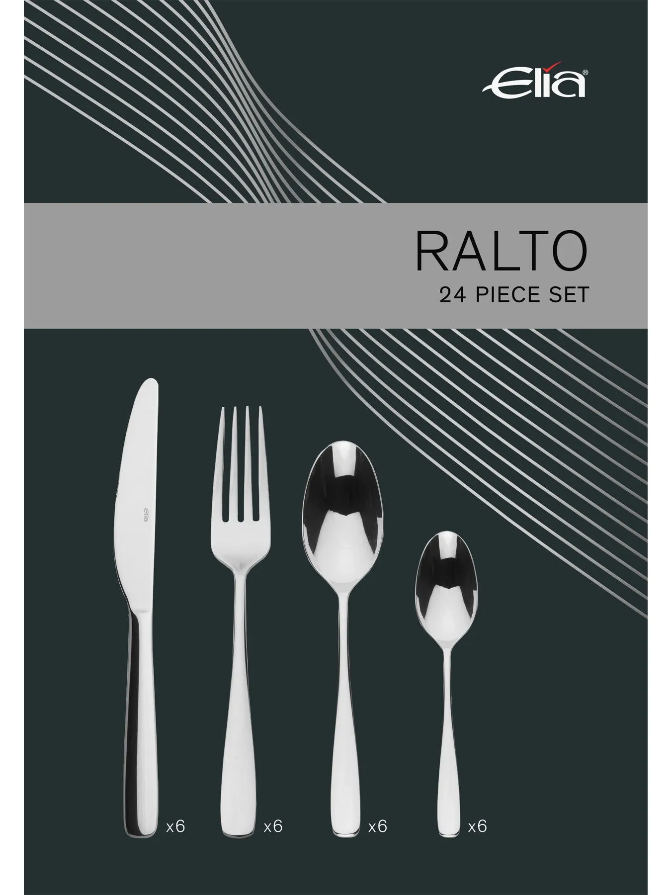 24-Piece Cutlery Set - Stainless Steel