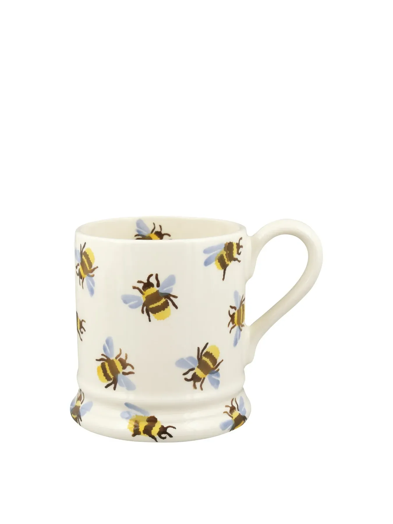 ½ Pint Mug with Bumblebee Design - Ceramic