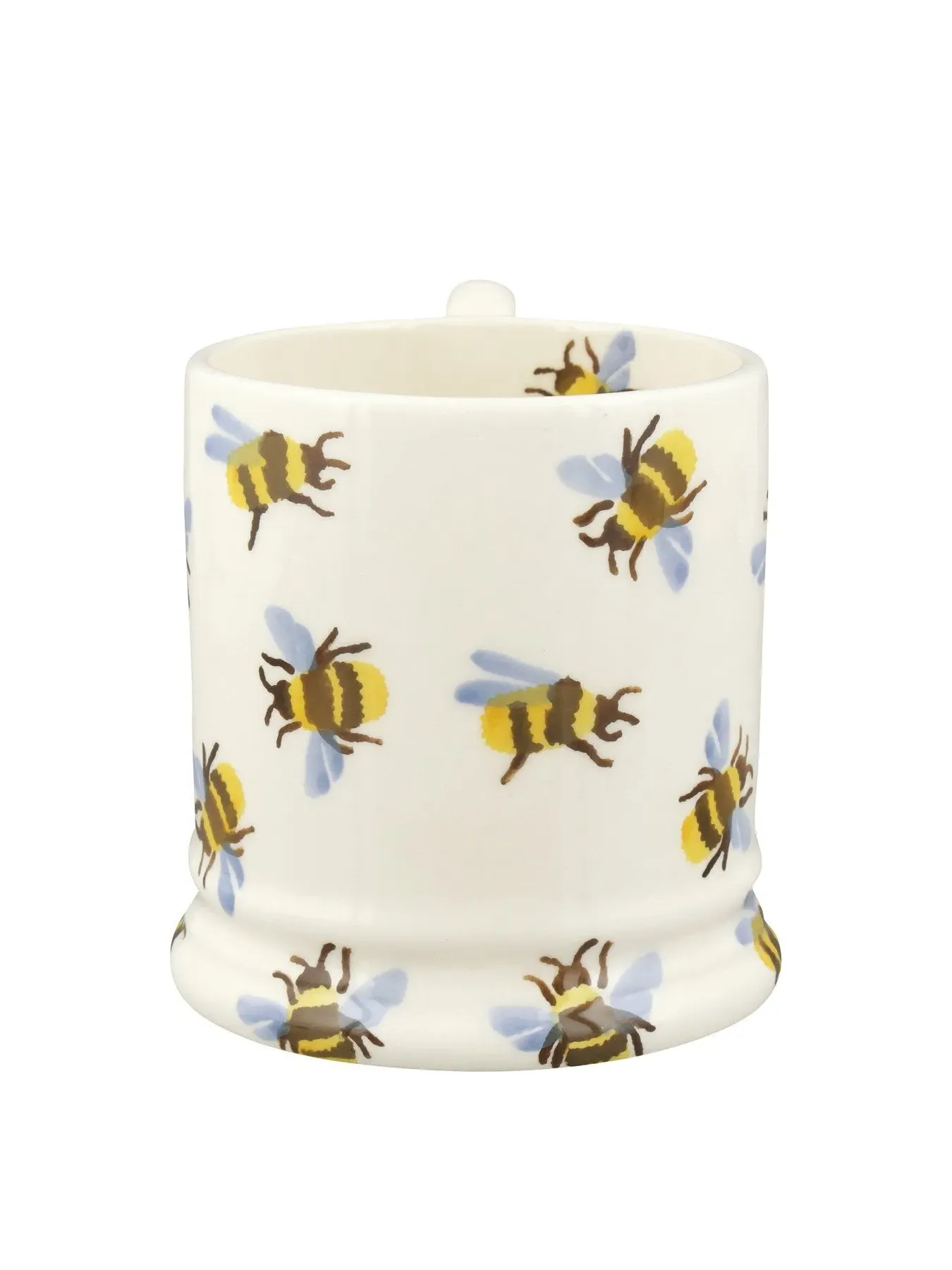 ½ Pint Mug with Bumblebee Design - Ceramic