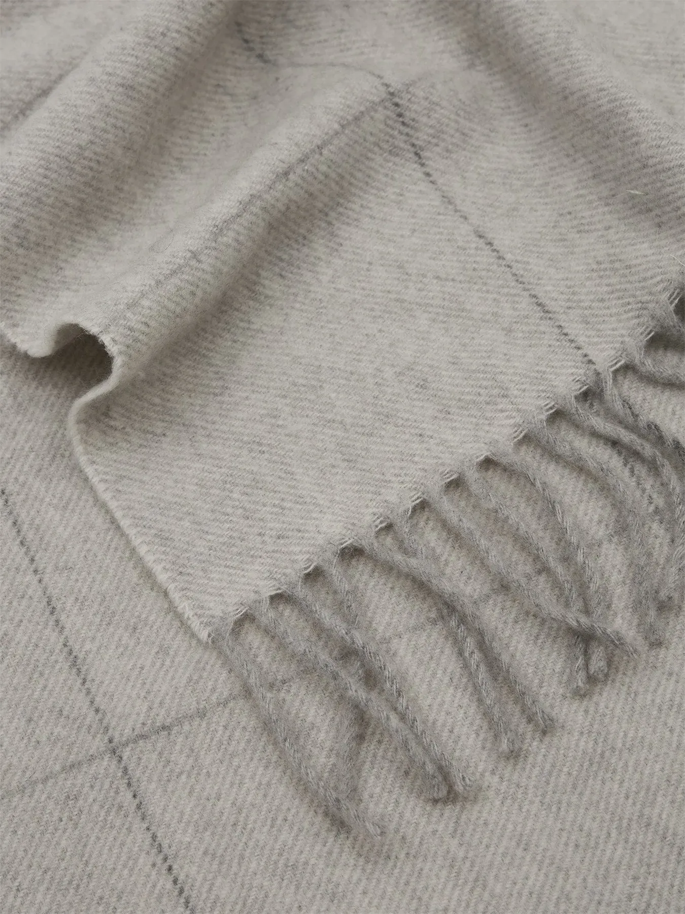 Tuscan Throw Blanket - Grey, Cashmere