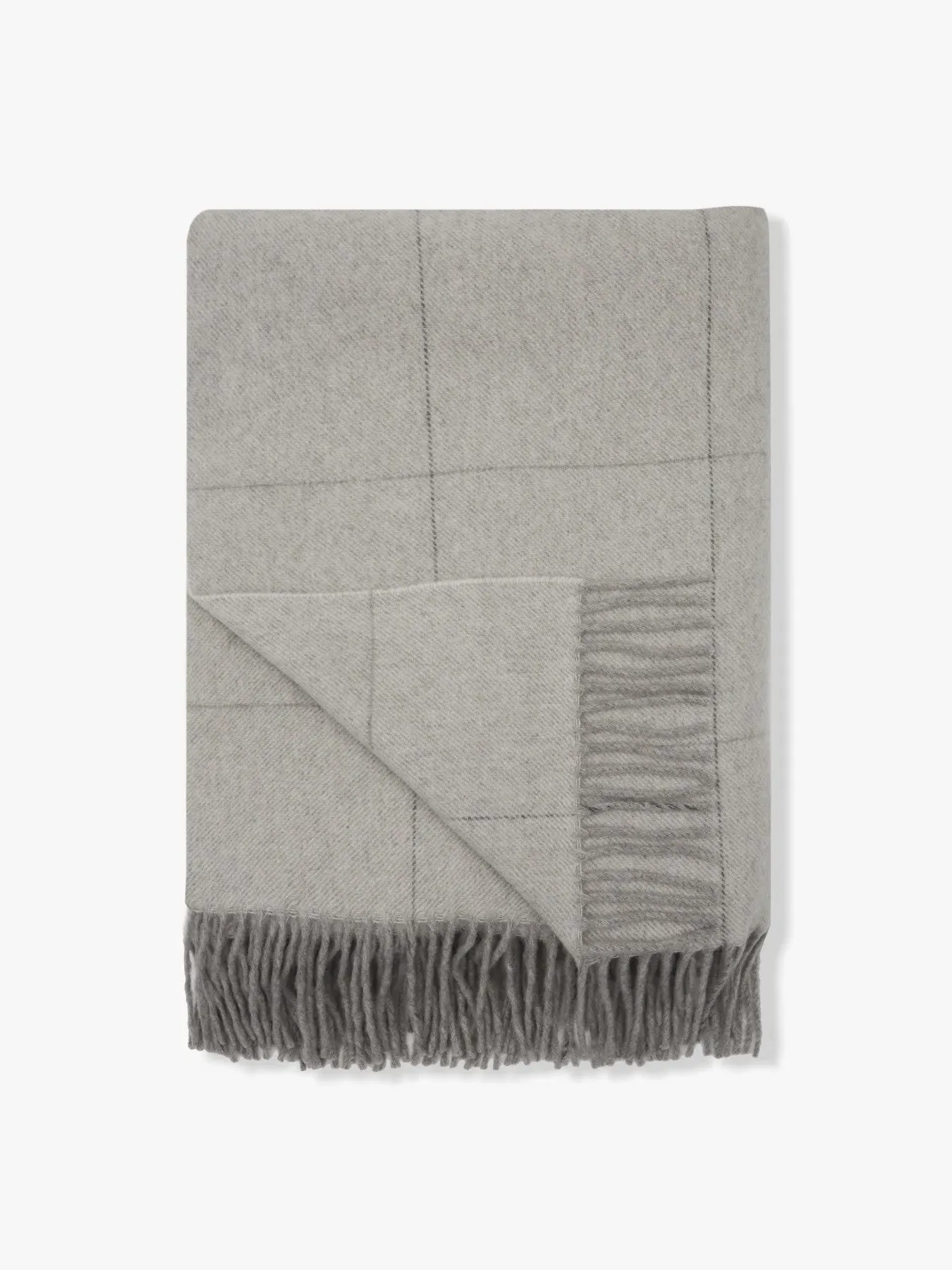 Tuscan Throw Blanket - Grey, Cashmere image