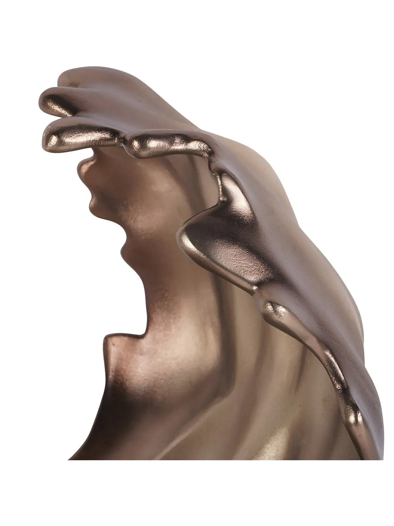 Decorative Scroll Sculpture - Gold
