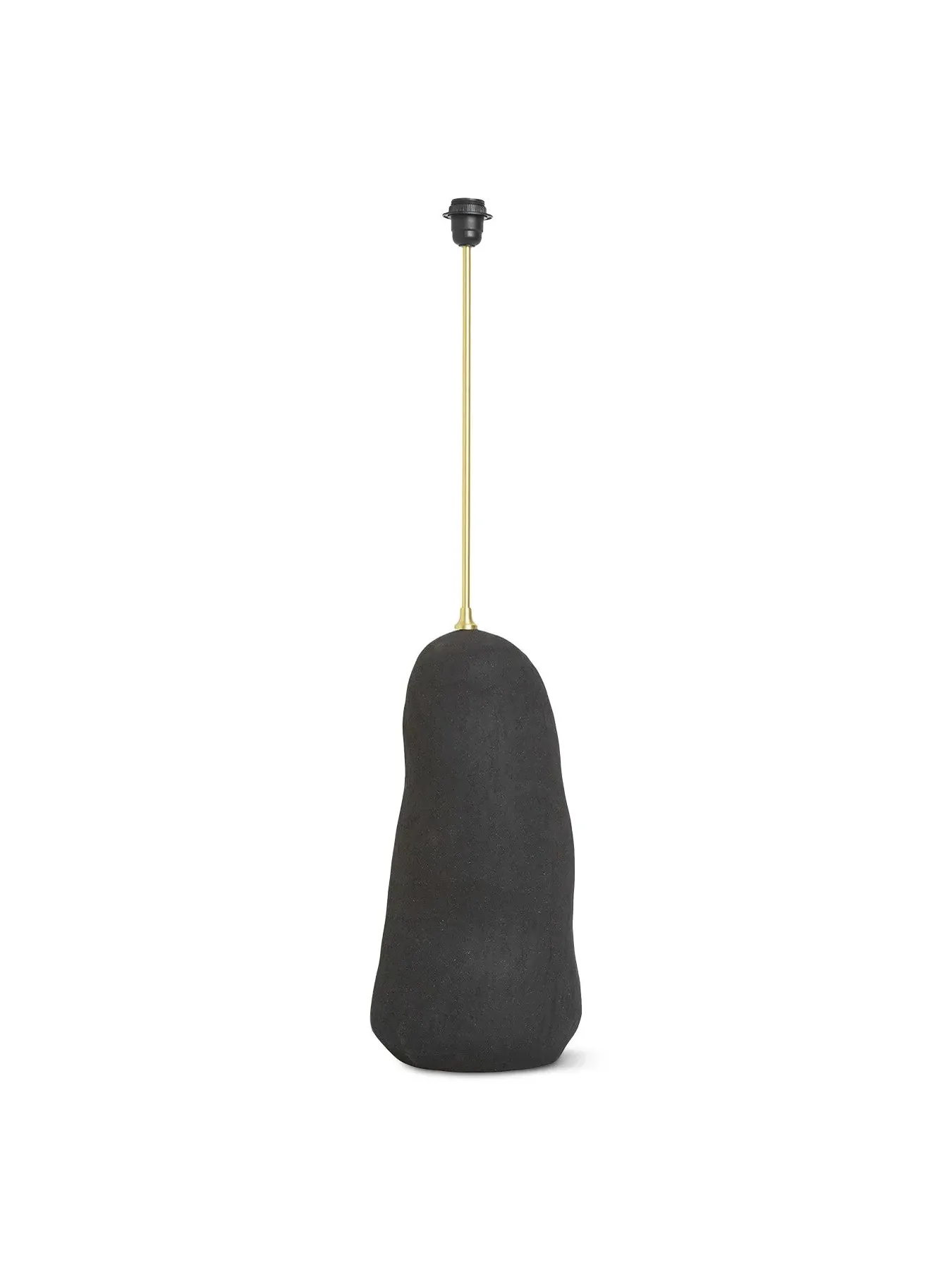 Large Lamp Base - Dark Grey, Ceramic image