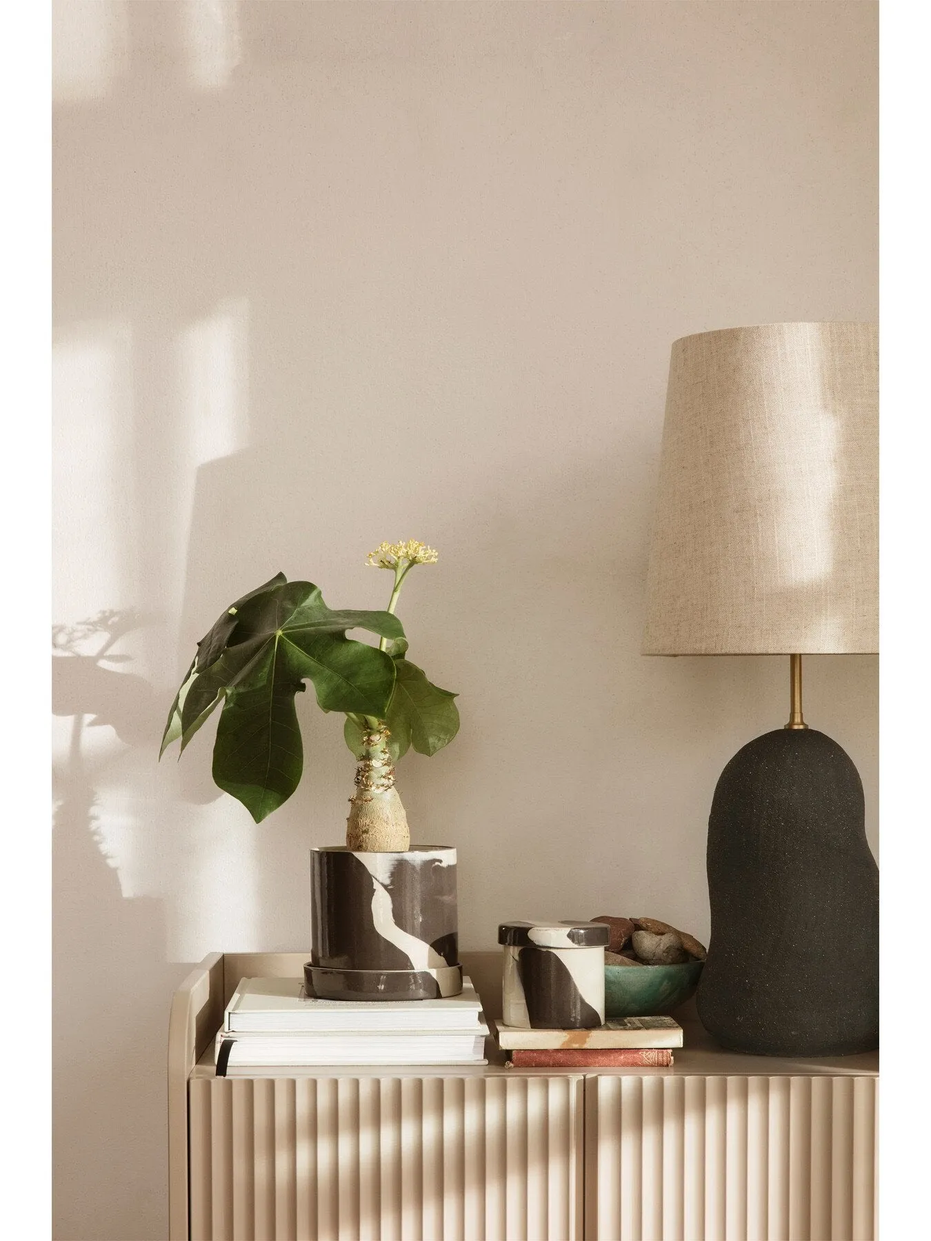 Medium Eclipse Lampshade - Natural, Textile