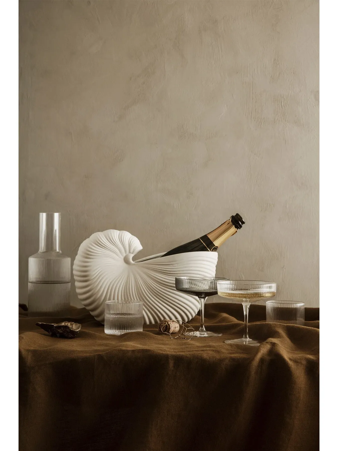 Shell Pot - Off-White, Ceramic