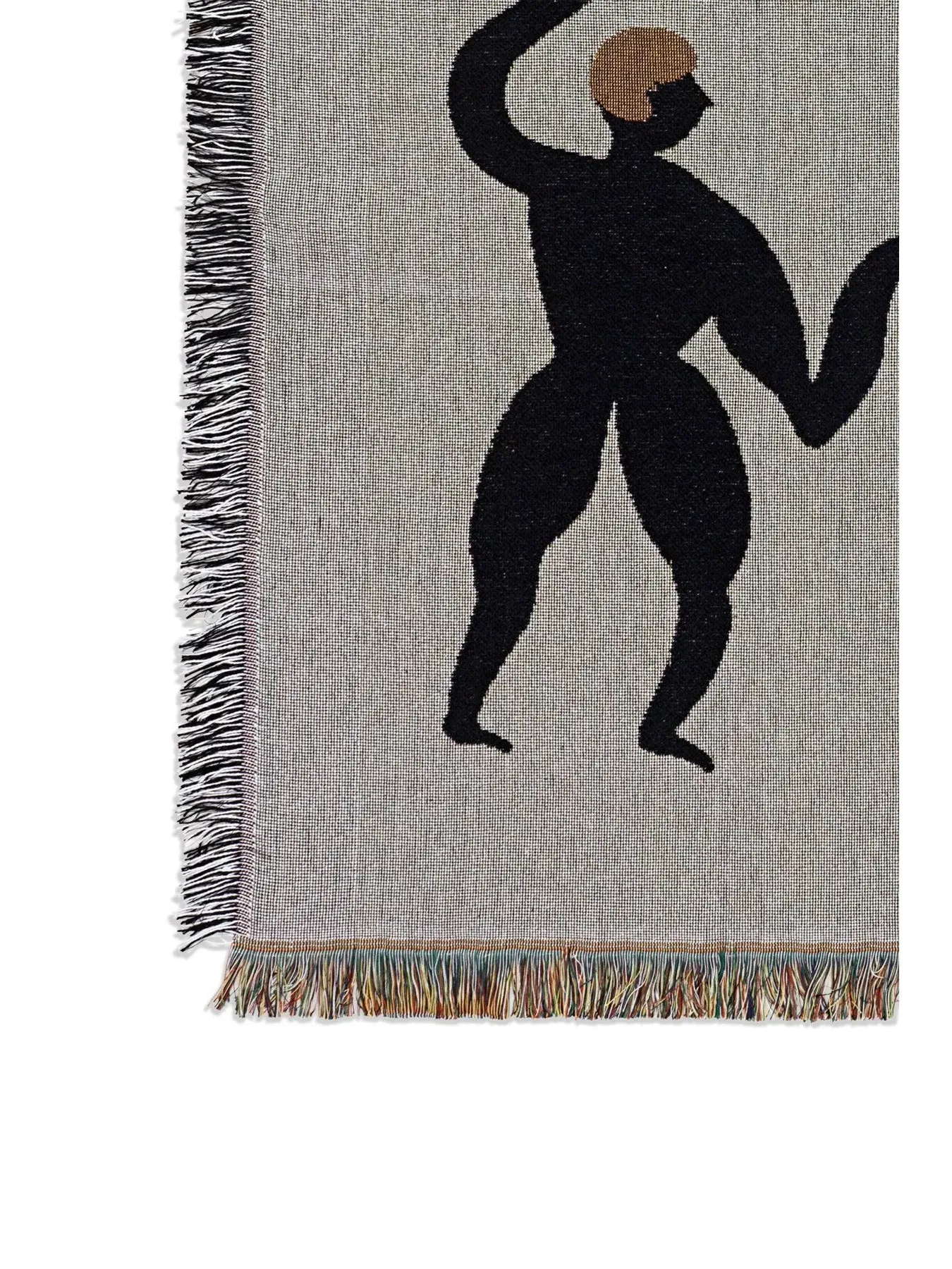 Tapestry Blanket with Fringe - Free, Cotton