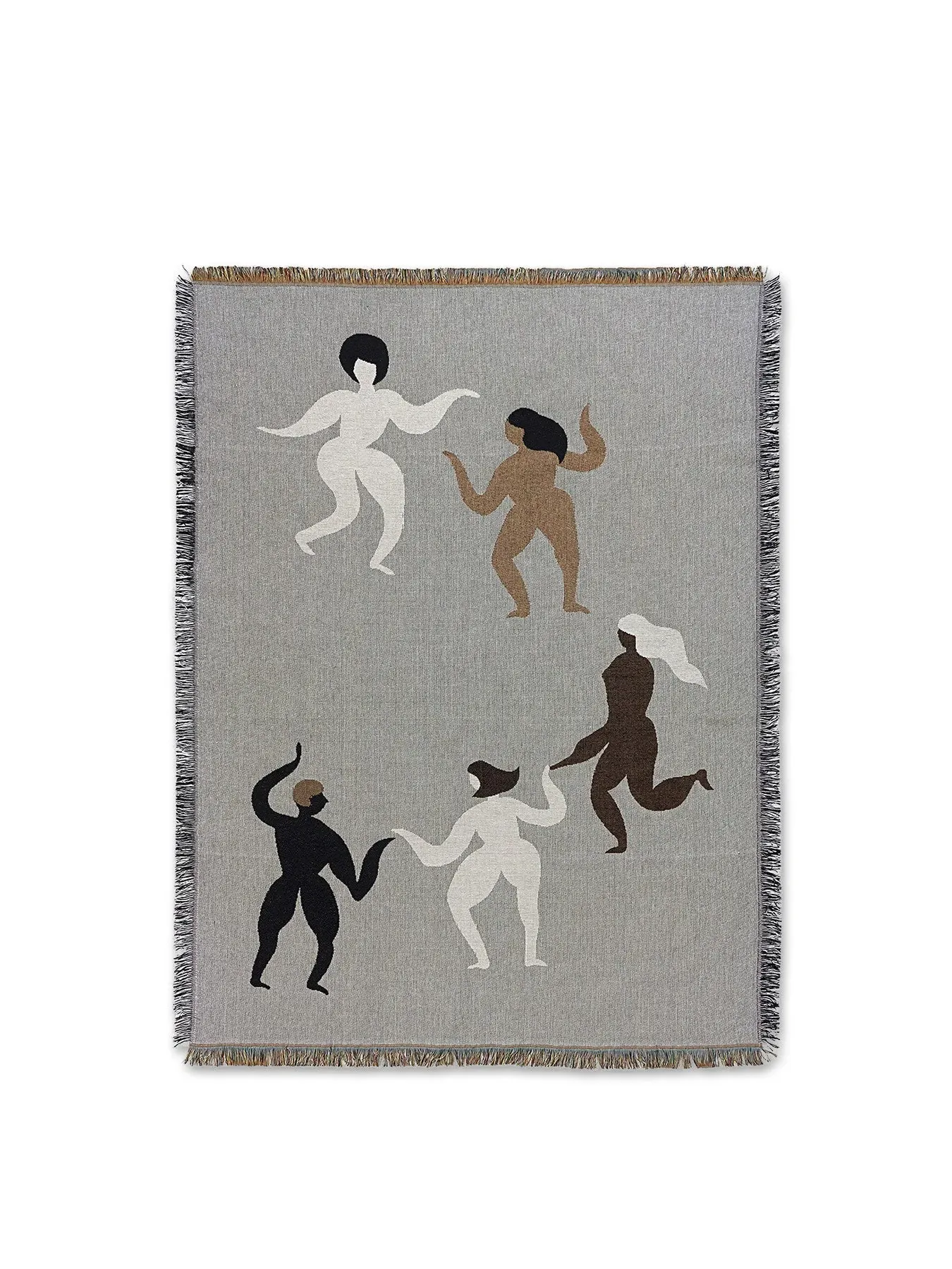 Tapestry Blanket with Fringe - Free, Cotton image