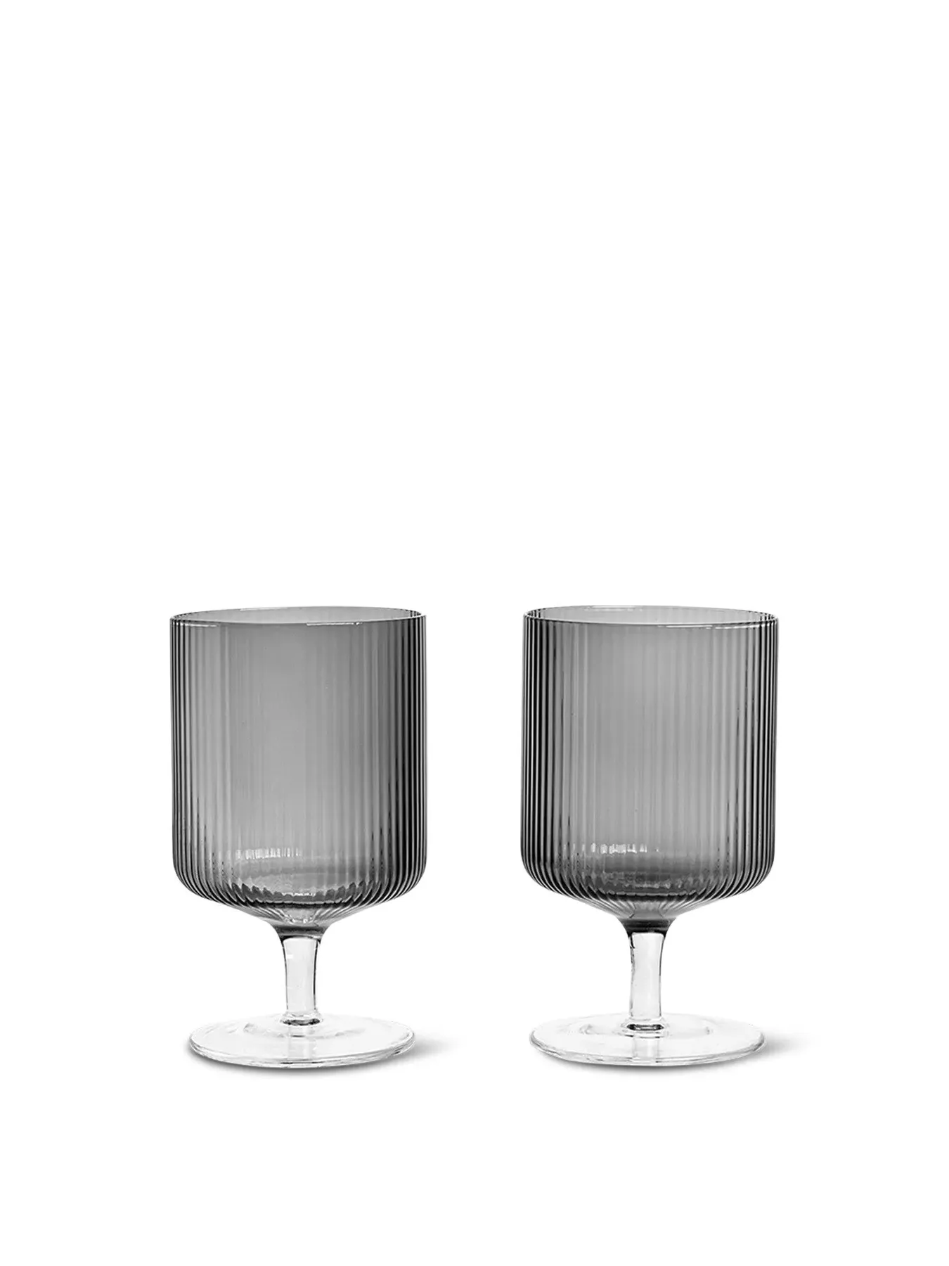 Wine Glasses Set of 2 - Smoked, Glass image