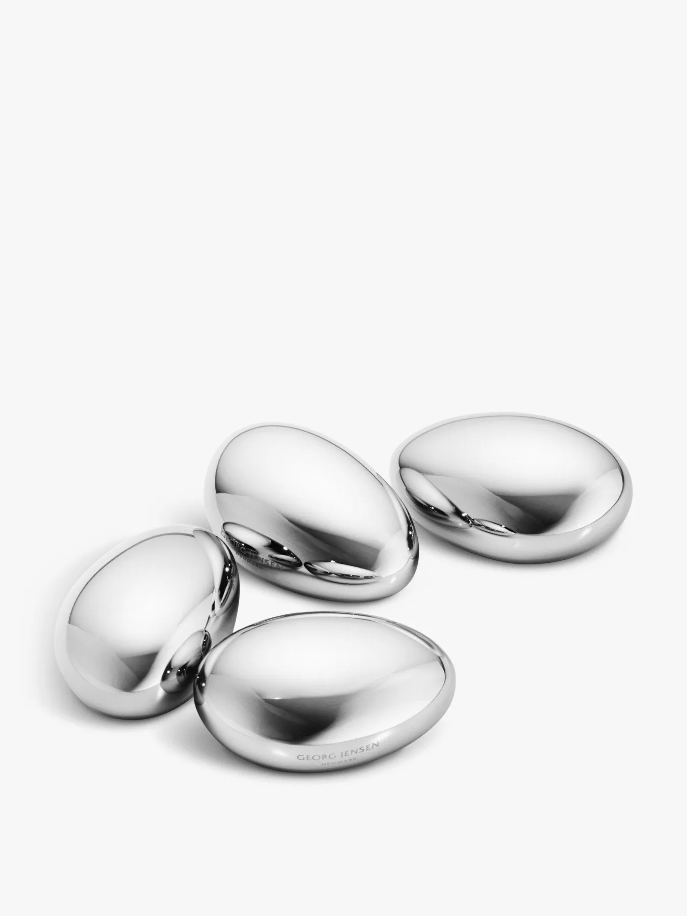 4-Piece Ice Cube Set - Stainless Steel image