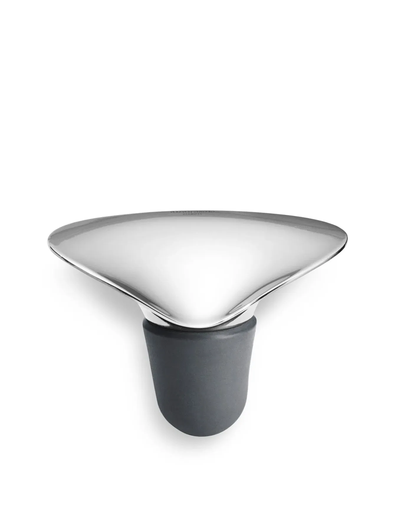Wine Carafe with Stopper - Silver, Crystal Glass