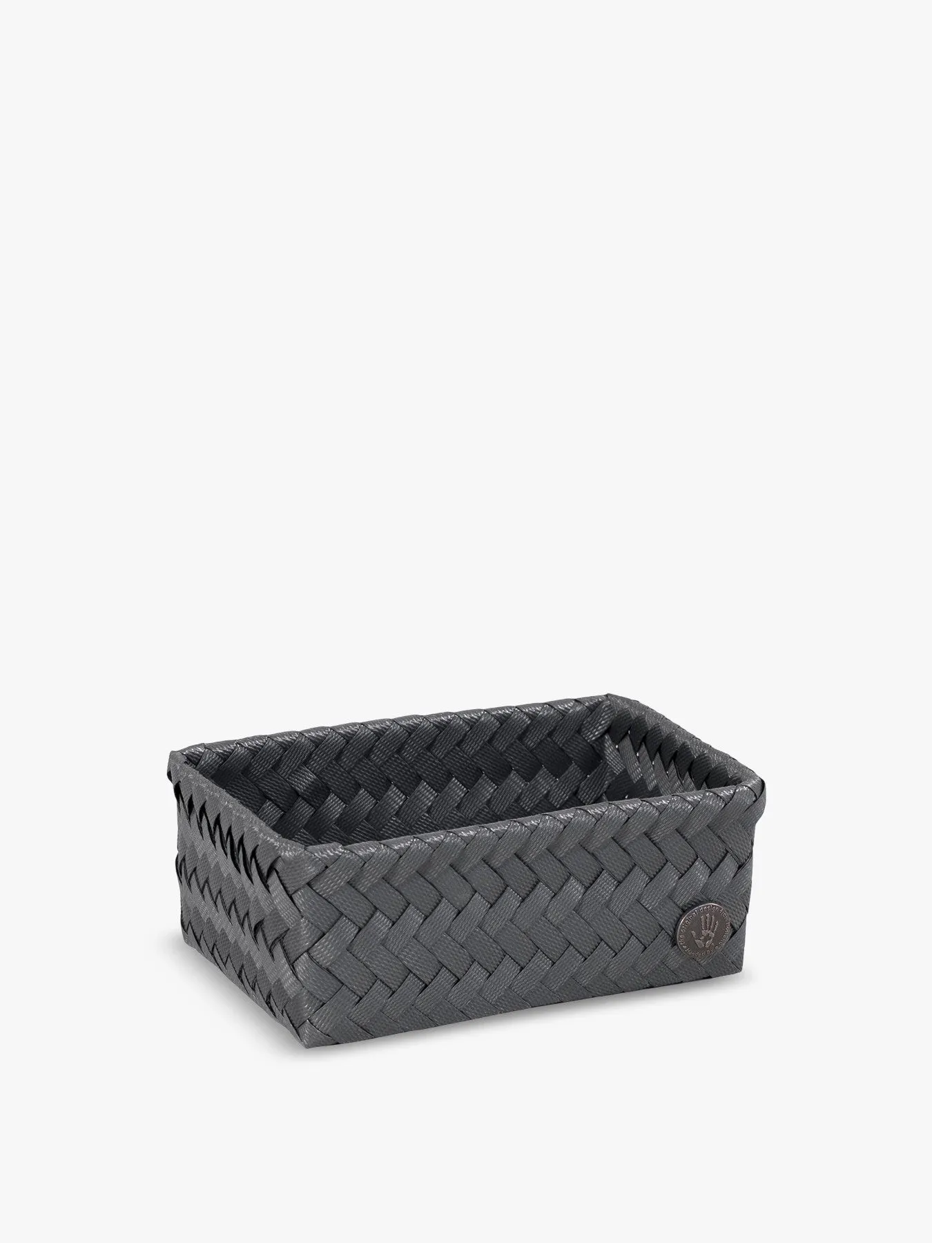 Small Storage Basket - Dark Grey, Recycled Plastic image