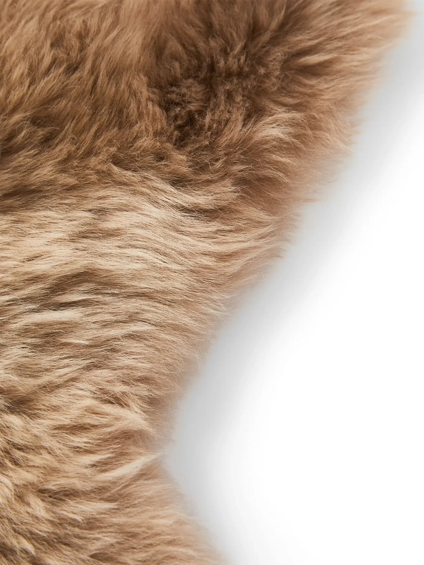 95cm Sheepskin Rug - Oyster, Natural Wool