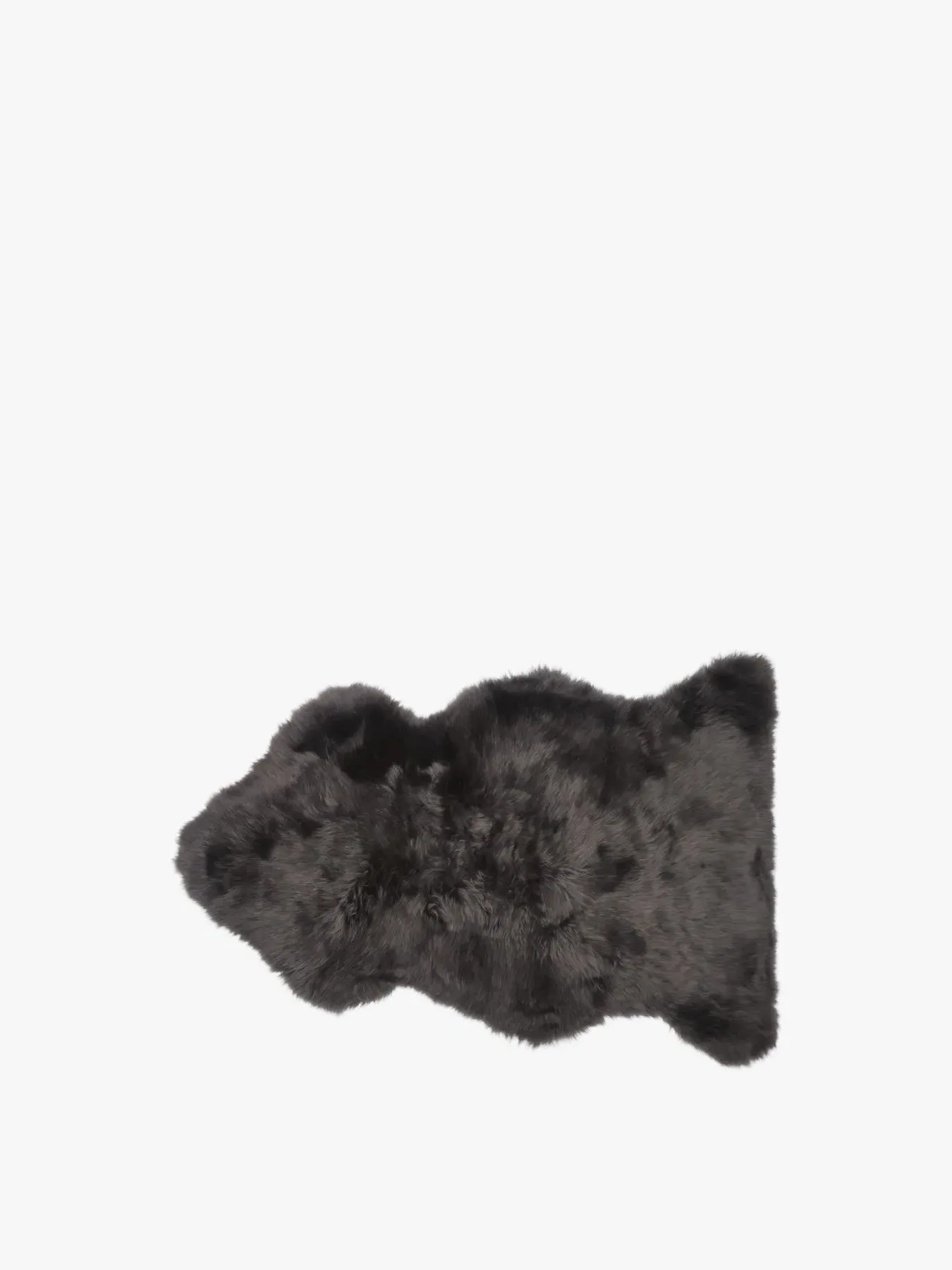 Sheepskin Rug with Long Pile - Dark Grey image