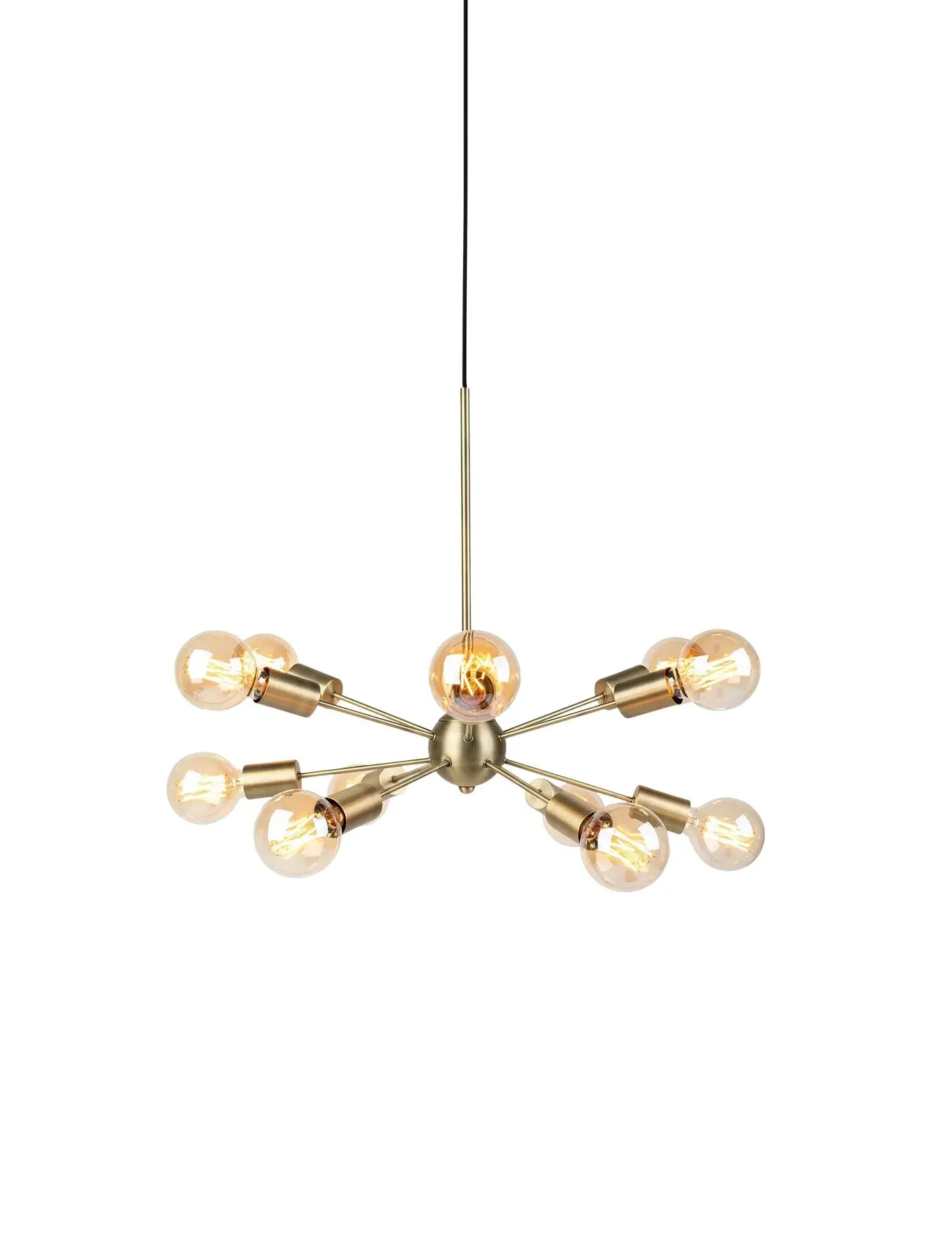 12-Arm Chandelier - Gold image