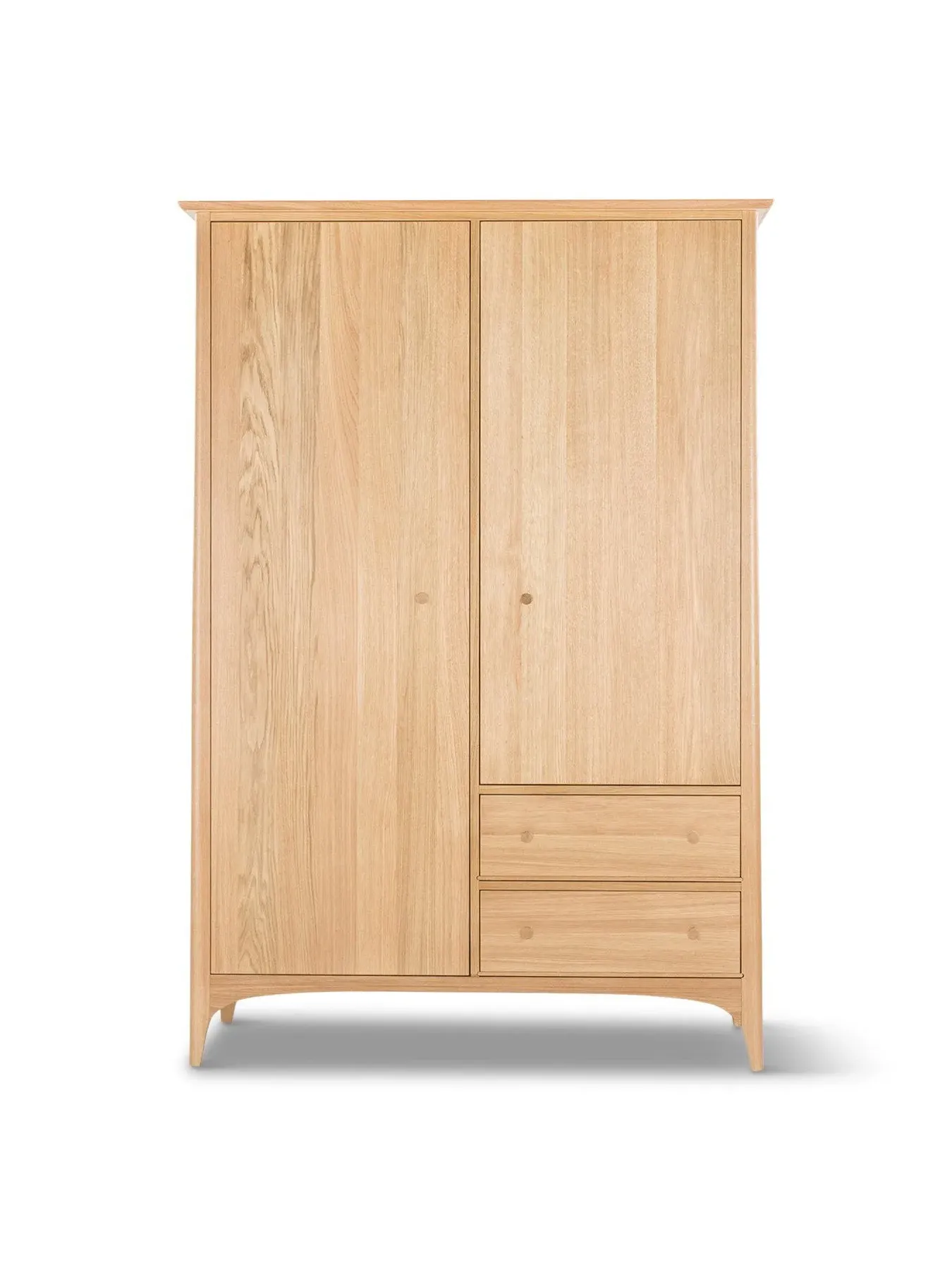 2 Door Wardrobe - Brown image