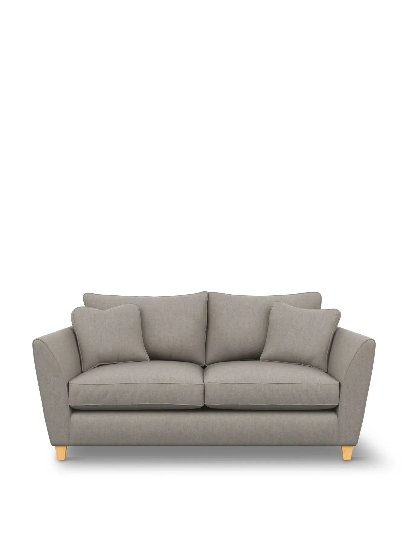 4-Seater Sofa Broadweave - Grey, Fabric image