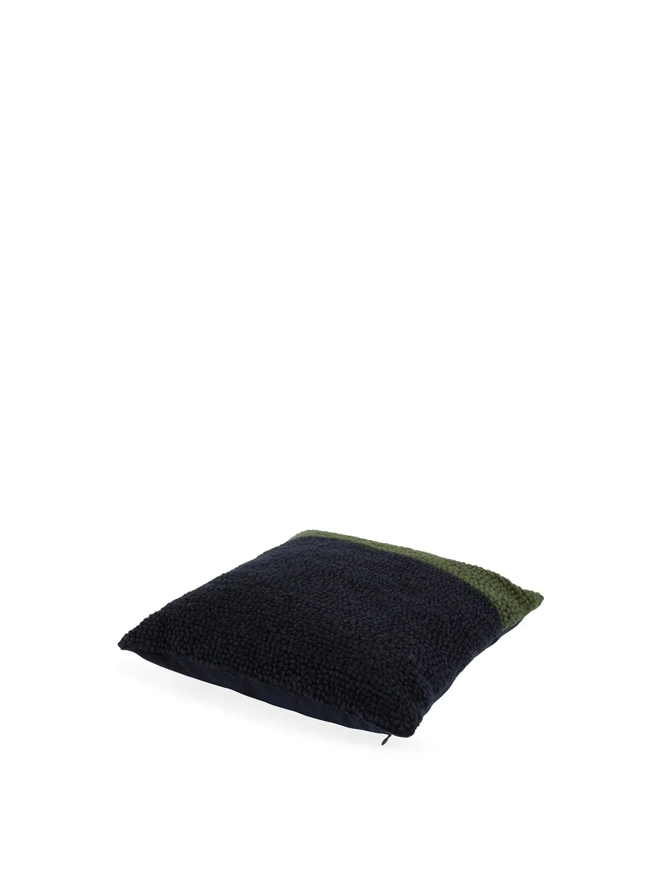 45x45cm Loop Cushion - Navy, Fabric