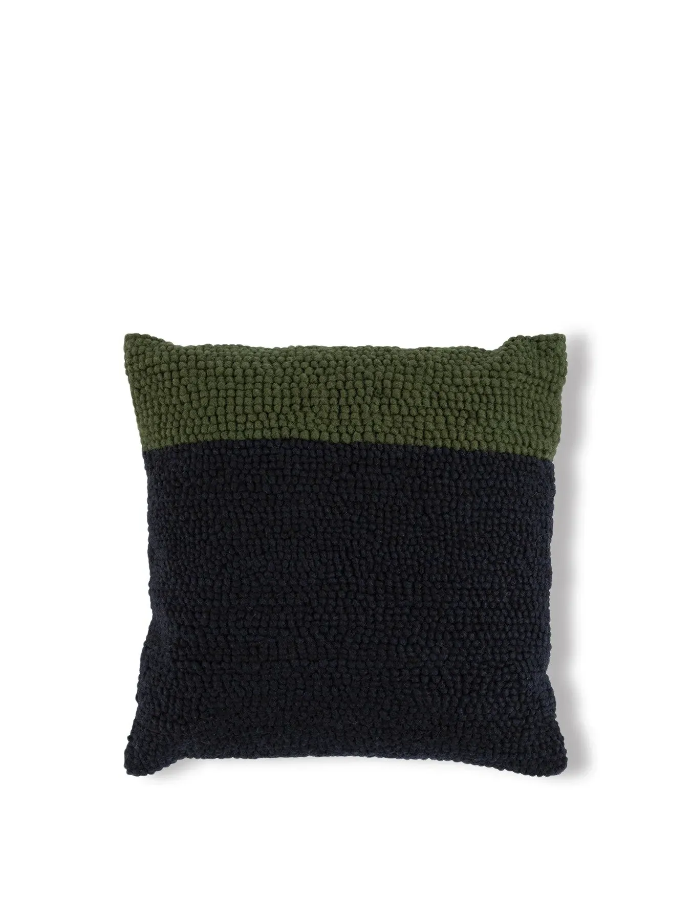 45x45cm Loop Cushion - Navy, Fabric image