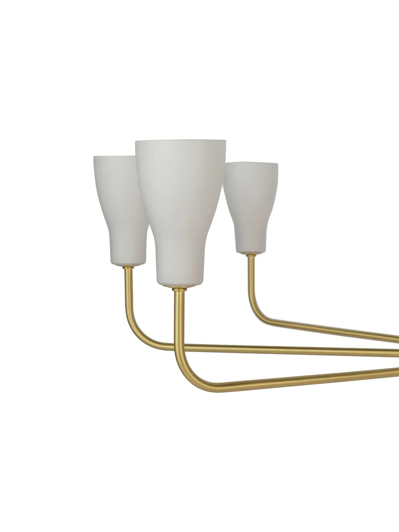 8-Arm Chandelier - Gold, Brushed Brass