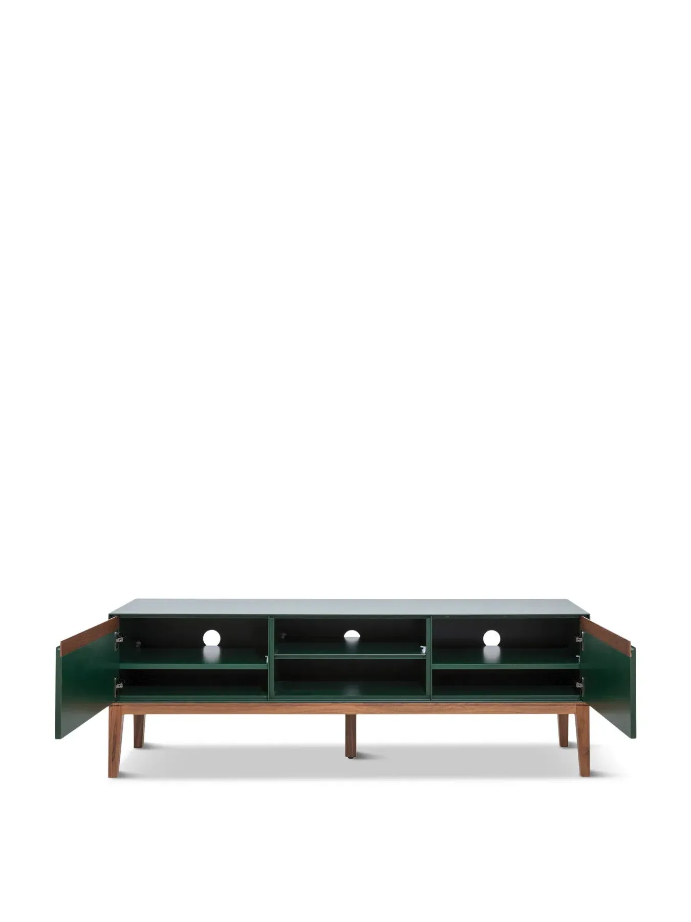 AV Unit with Storage - Green