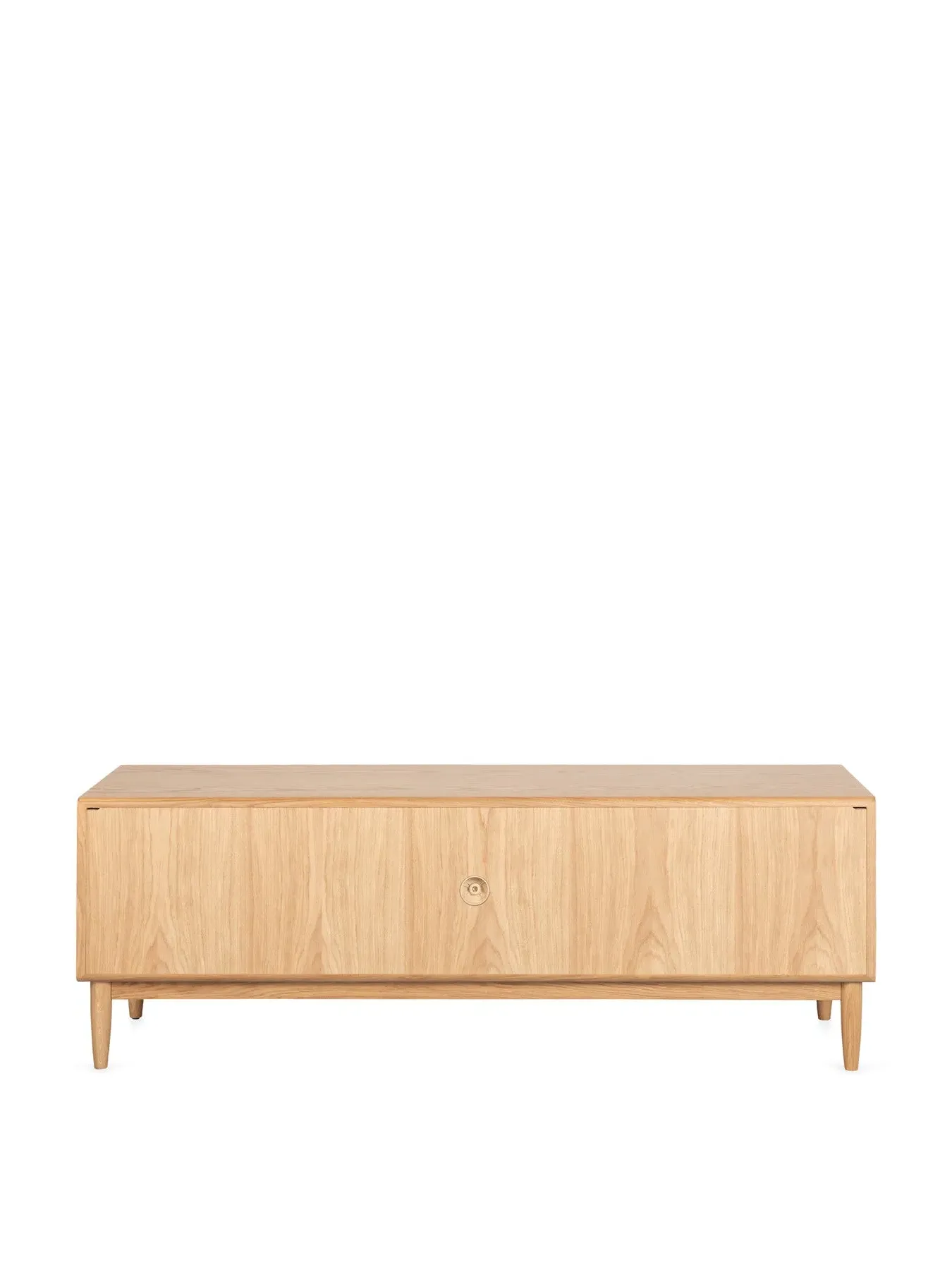 AV Unit with Storage - Oak, Solid Wood