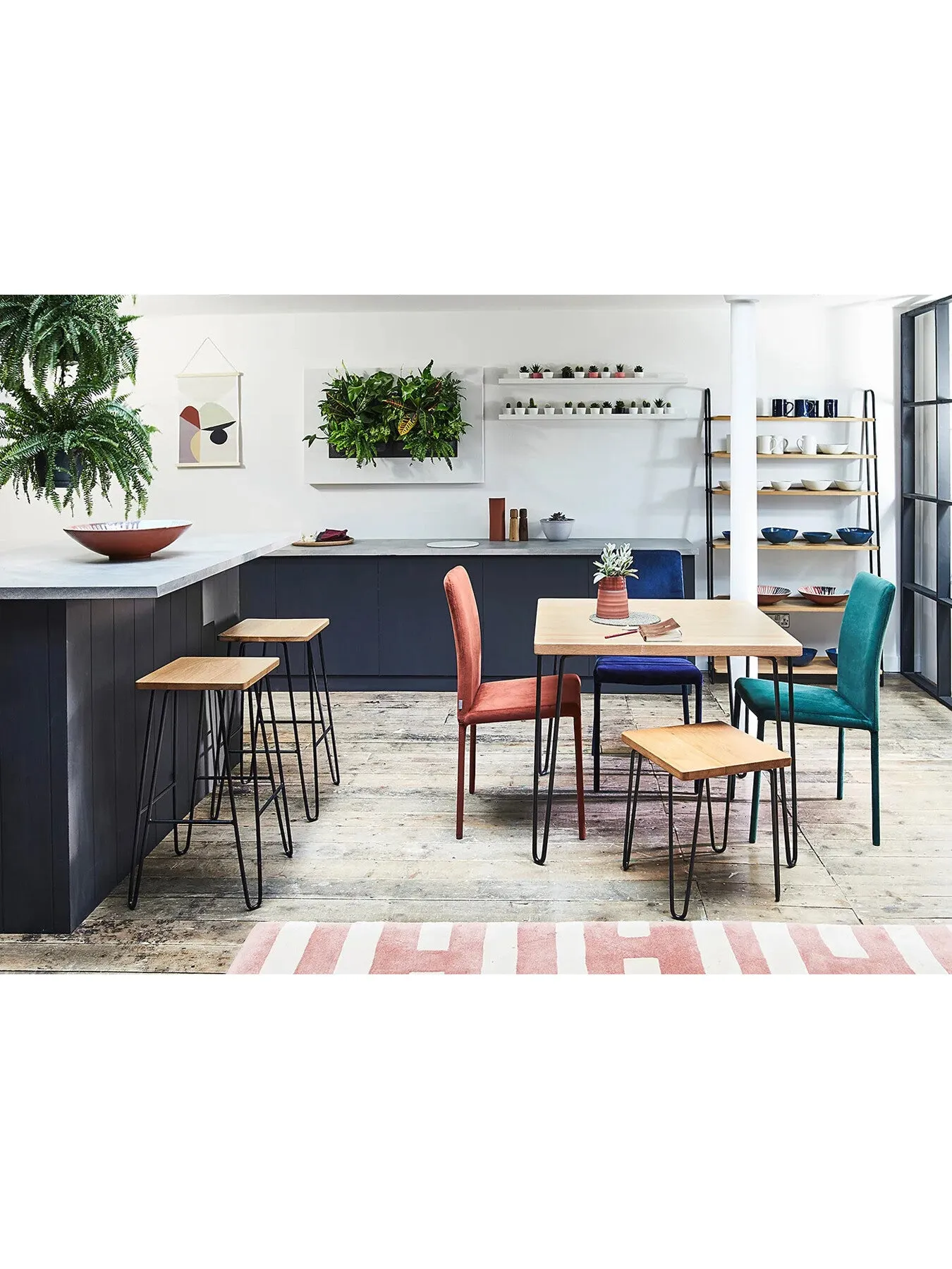 Bar Stool - Brown, Oak