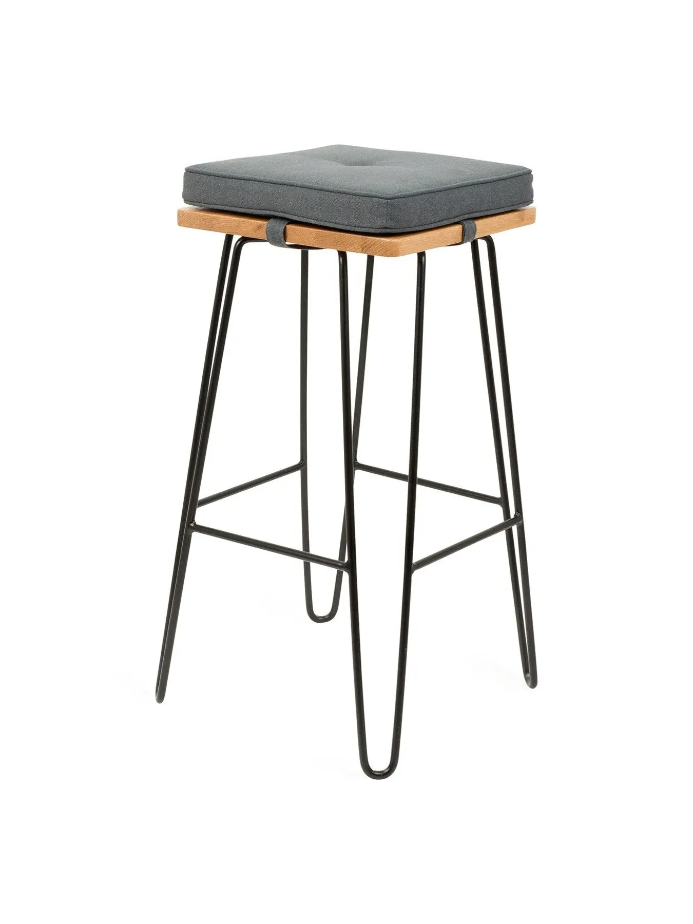 Bar Stool Cushion - Grey