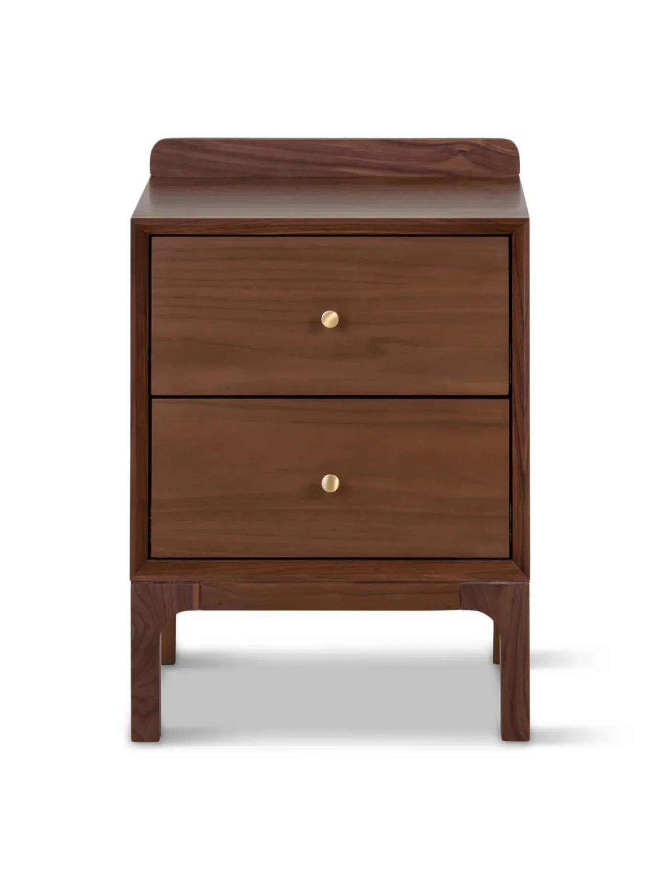 Bedside Table with Storage - Brown, Wood image