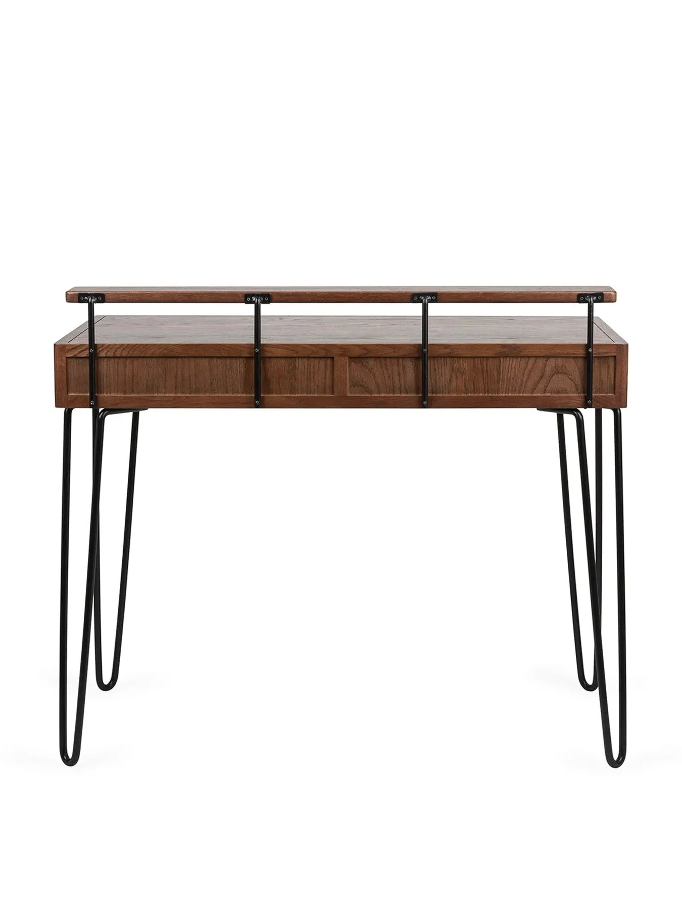 Brunel Desk - Brown, Dark Wood