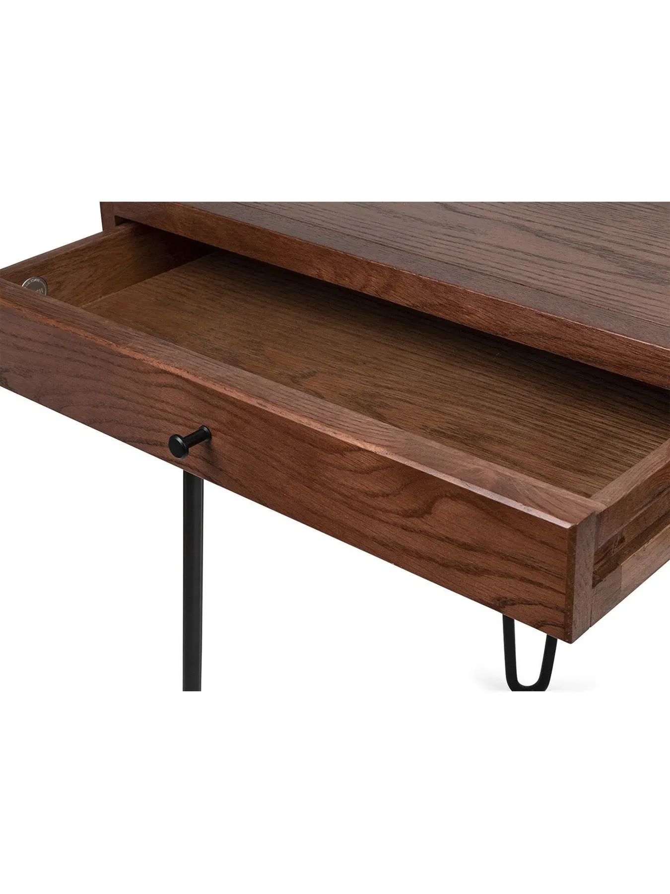 Brunel Desk - Brown, Dark Wood